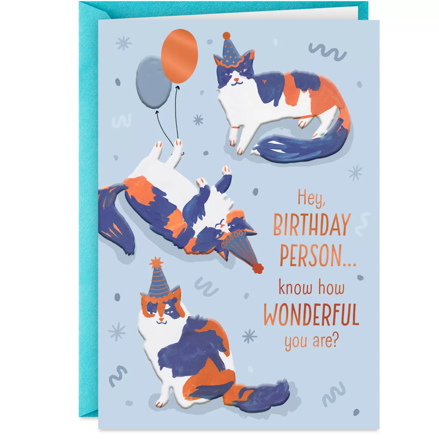 Birthday>Hallmark 100 Purr-Cent Wonderful Birthday Card From The Cat
