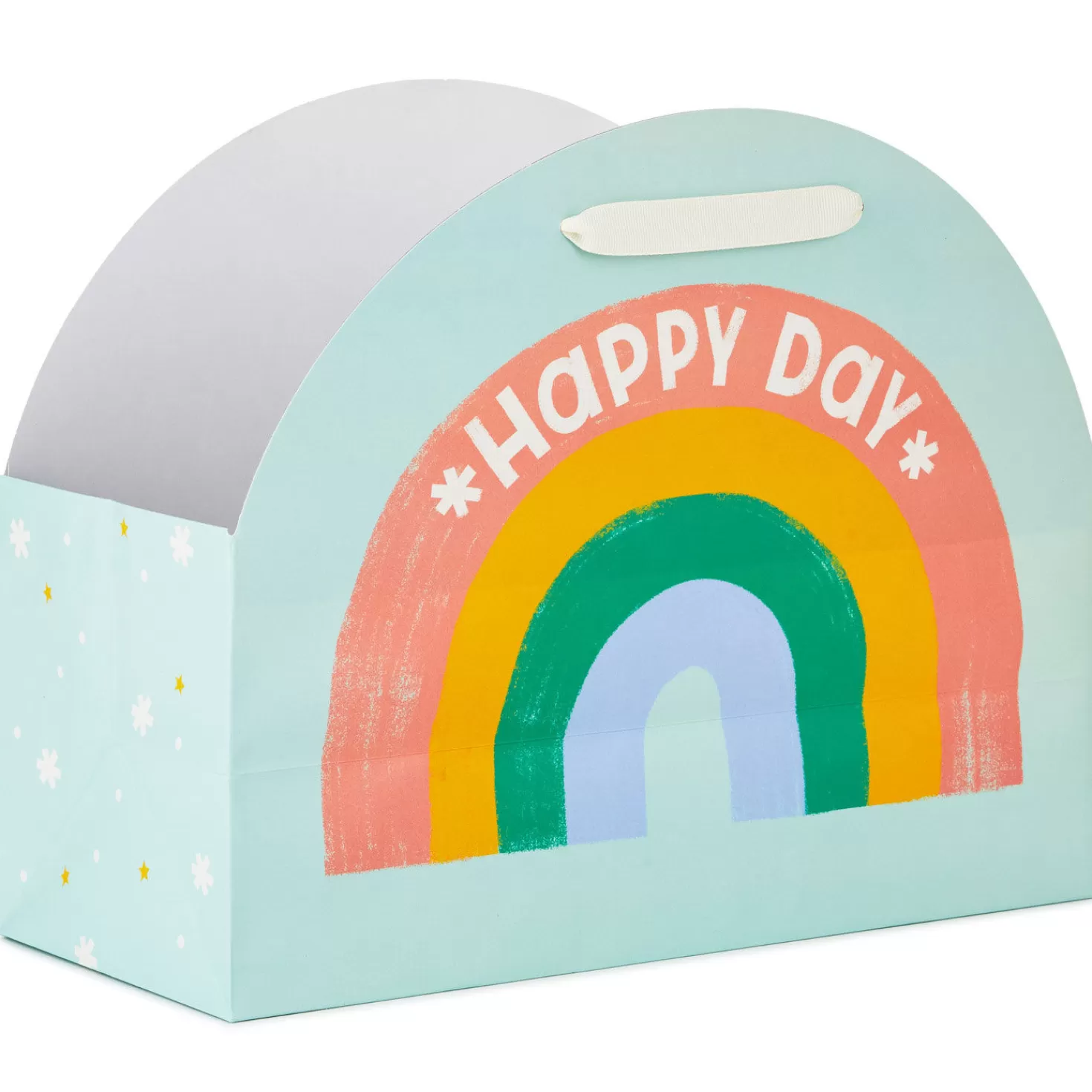 Clearance 10" Little World Changers™ Happy Day Die-Cut Rainbow Large Gift Bag Encouragement