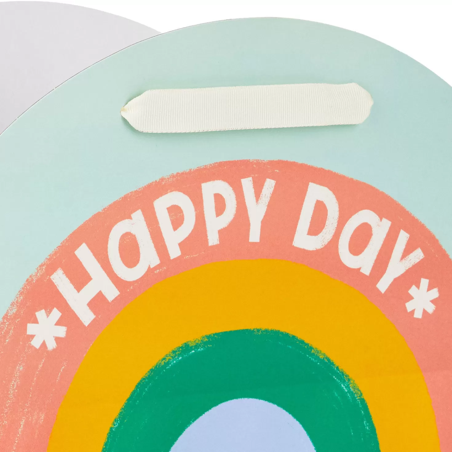Clearance 10" Little World Changers™ Happy Day Die-Cut Rainbow Large Gift Bag Encouragement