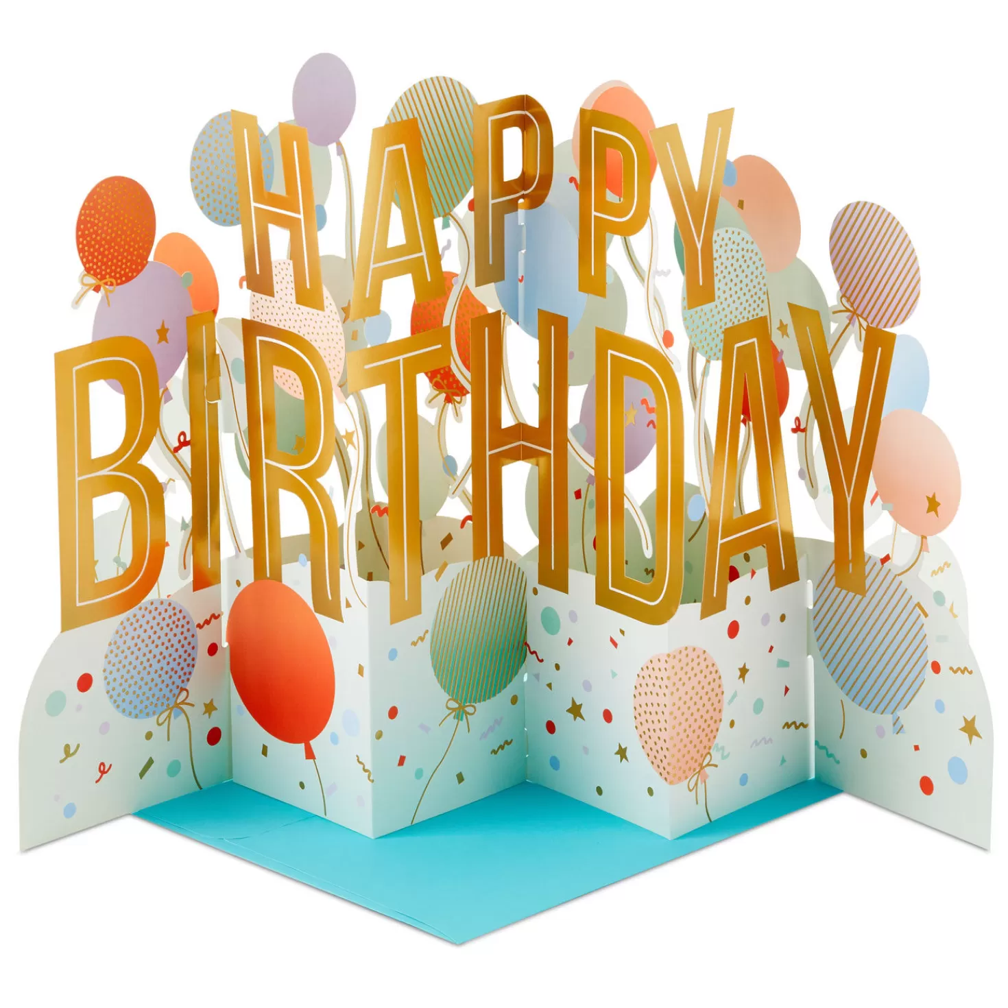 Birthday>Hallmark 12.38" Jumbo Celebrate Big-Time 3D Pop-Up Birthday Card