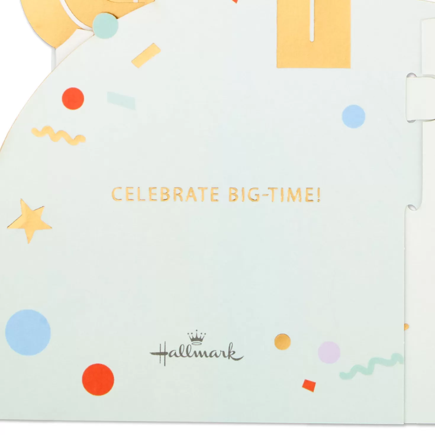 Birthday>Hallmark 12.38" Jumbo Celebrate Big-Time 3D Pop-Up Birthday Card