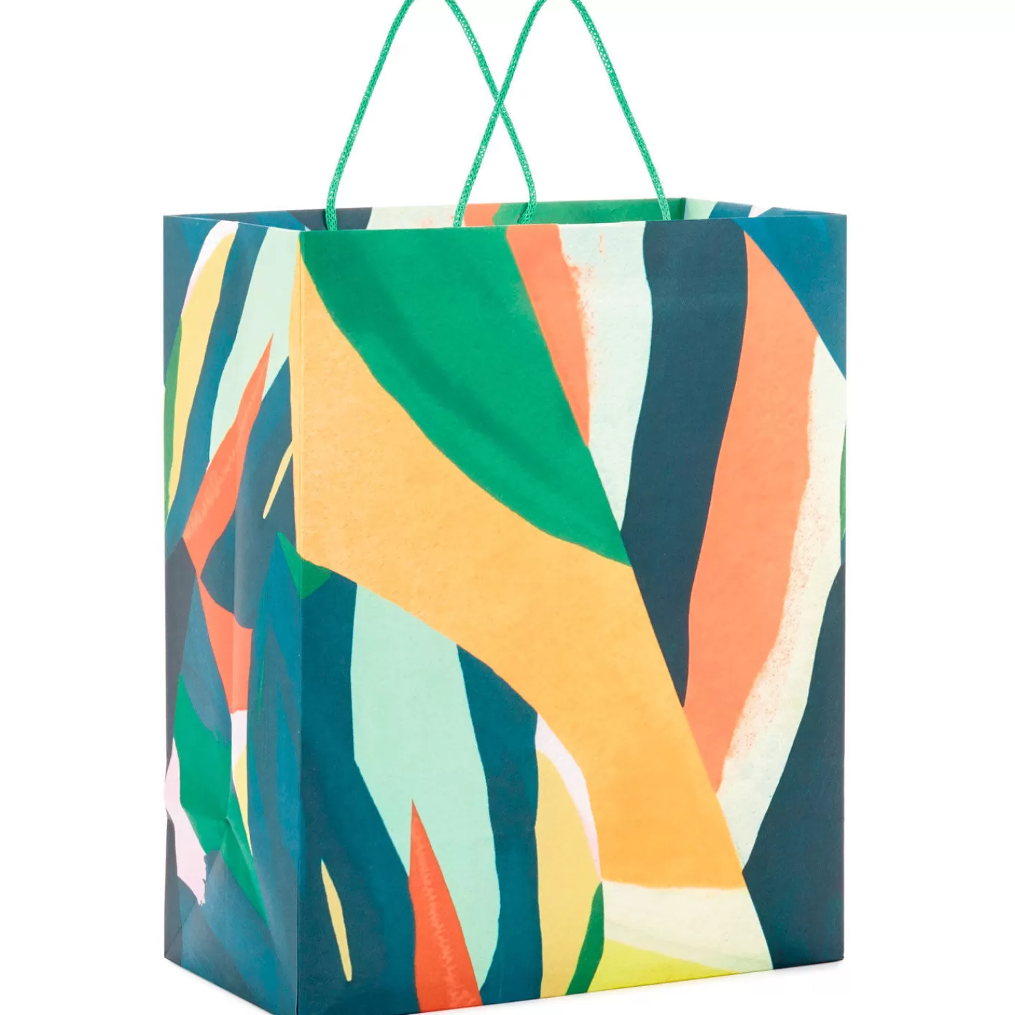 Birthday>Hallmark 13" Abstract Painted Leaf Large Gift Bag