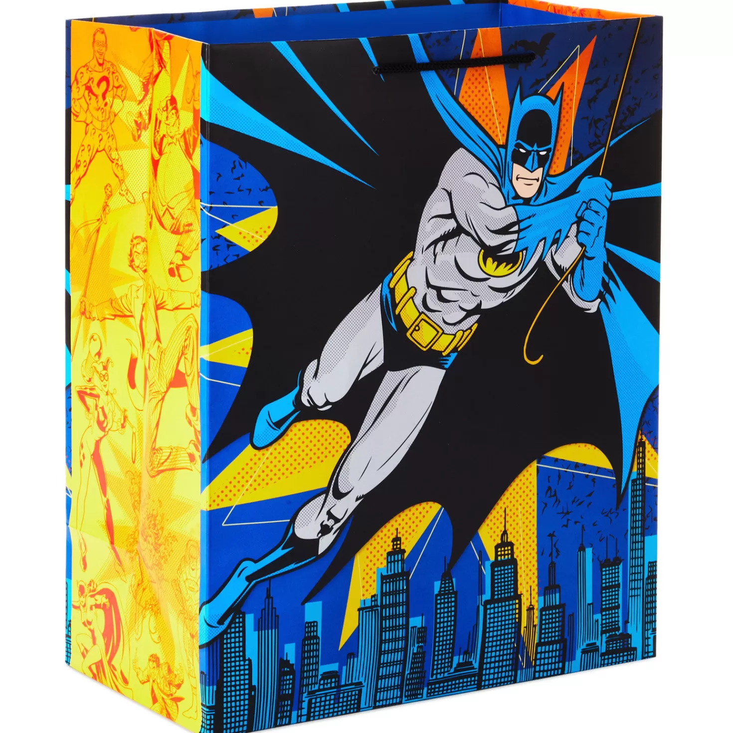 Birthday>Hallmark 13" Dc Comics™ Batman™ On Blue Large Gift Bag