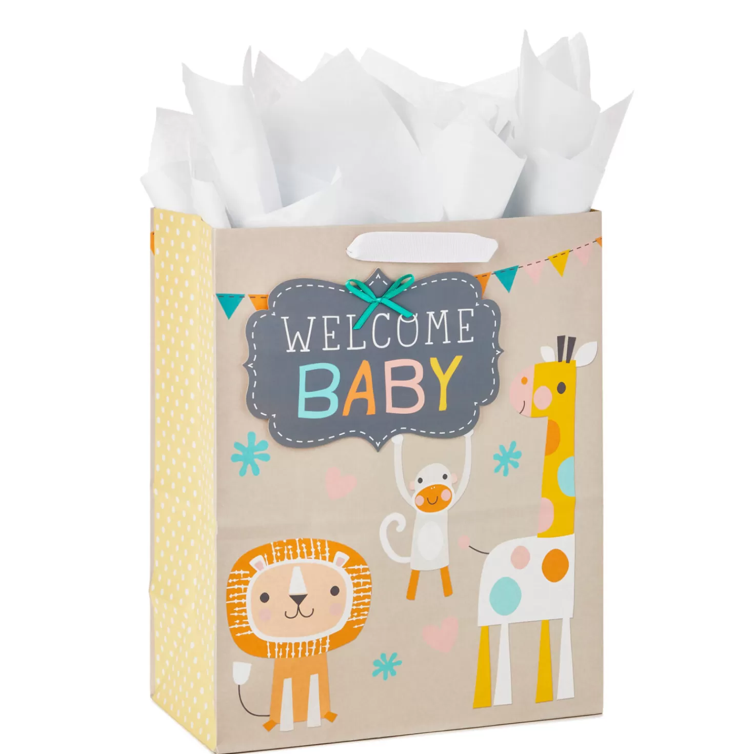 Baby>Hallmark 13" Welcome Baby 3-Pack Assorted Gift Bags With Tissue