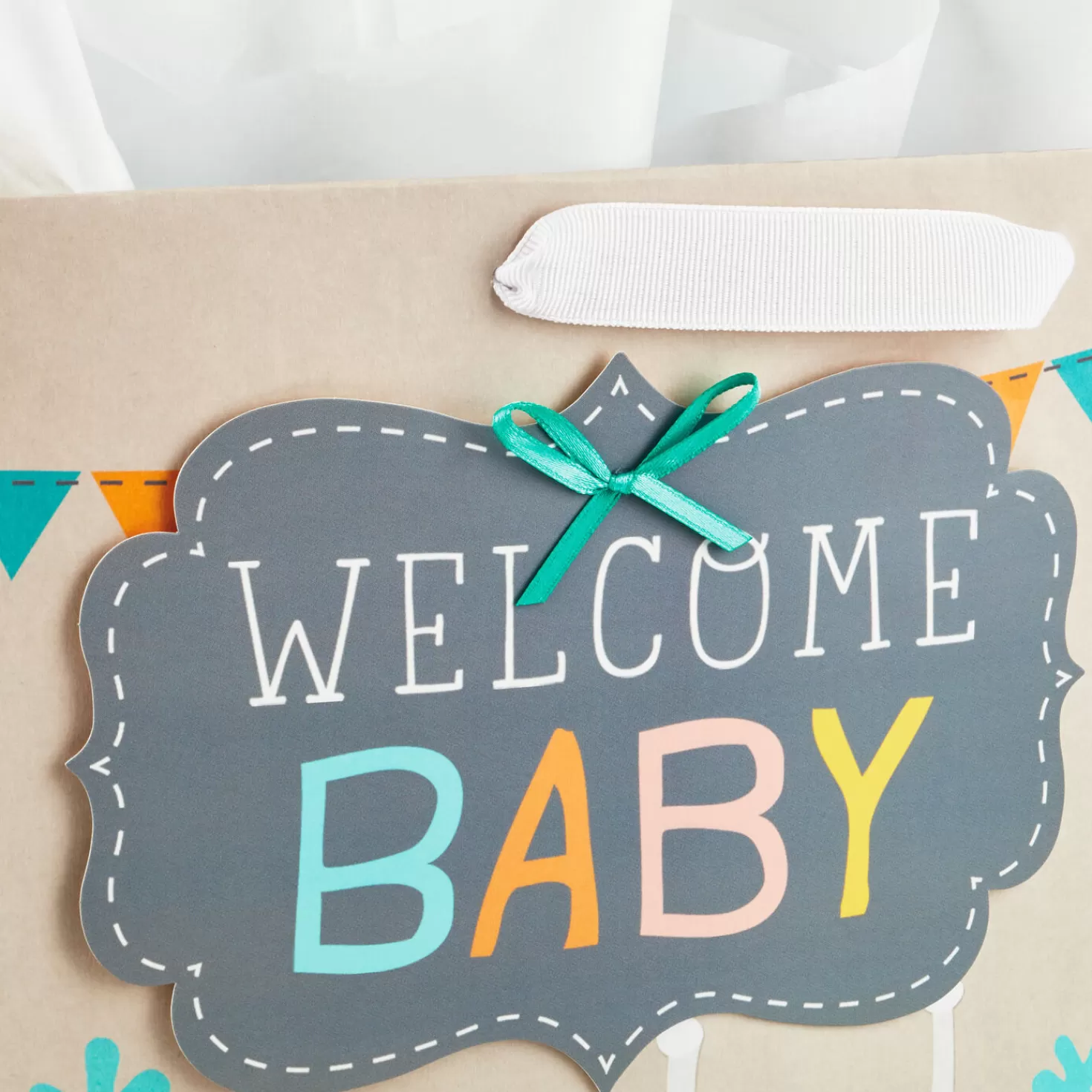 Baby>Hallmark 13" Welcome Baby 3-Pack Assorted Gift Bags With Tissue