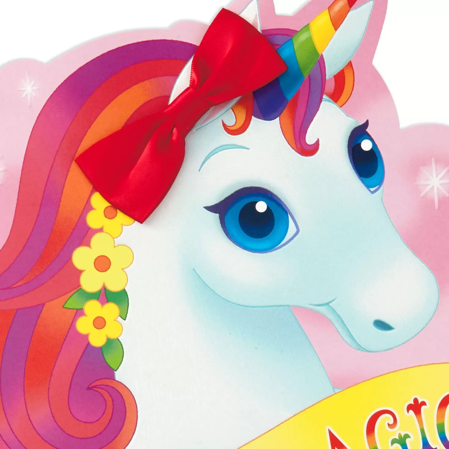 Birthday>Hallmark 16" Birthday Magic Unicorn Jumbo Birthday Card
