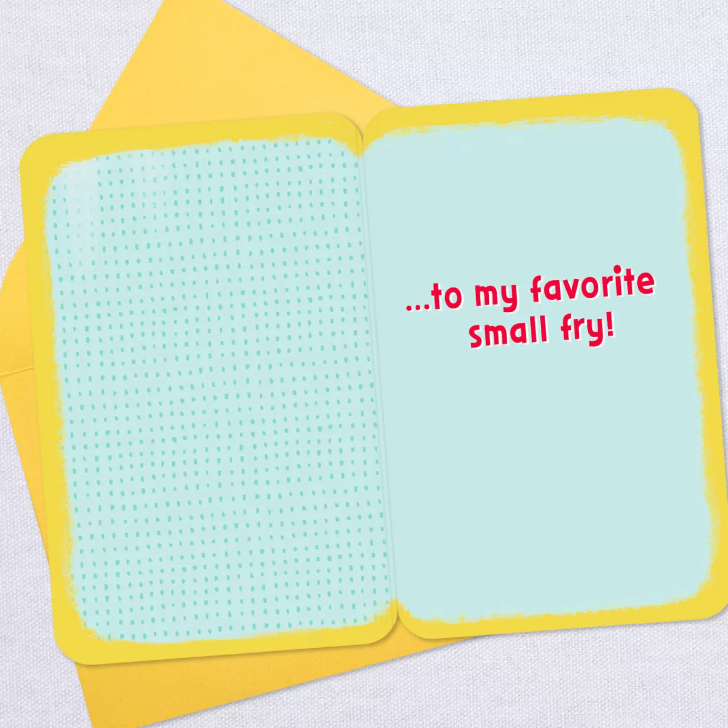 Flash Sale 3.25" Mini Favorite Small Fry Thinking Of You Card Back To School