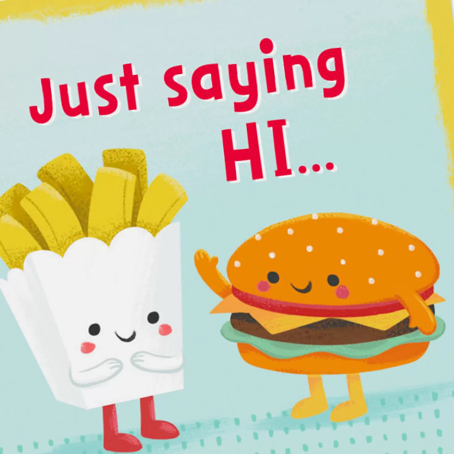 Flash Sale 3.25" Mini Favorite Small Fry Thinking Of You Card Back To School