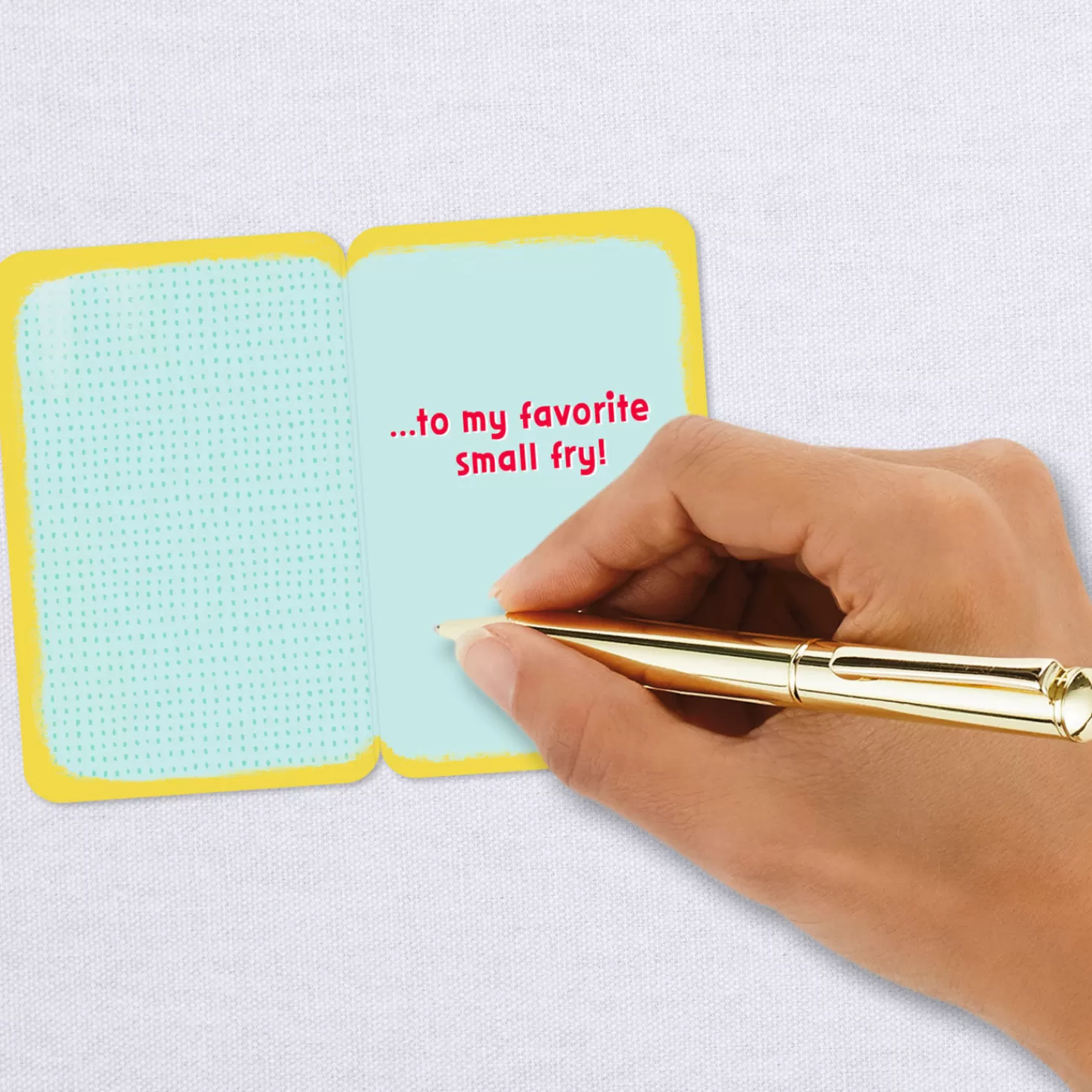 Flash Sale 3.25" Mini Favorite Small Fry Thinking Of You Card Back To School