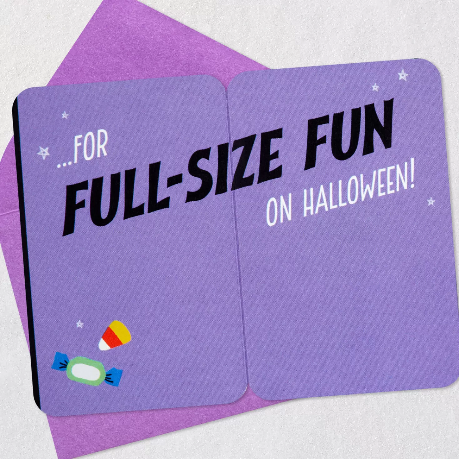 Halloween (10/31)>Hallmark 3.25" Mini Full-Size Fun Halloween Card