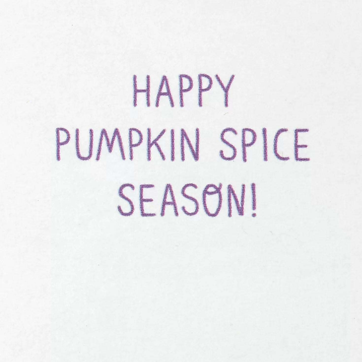 Halloween (10/31)>Hallmark 3.25" Mini Happy Pumpkin Spice Season Card