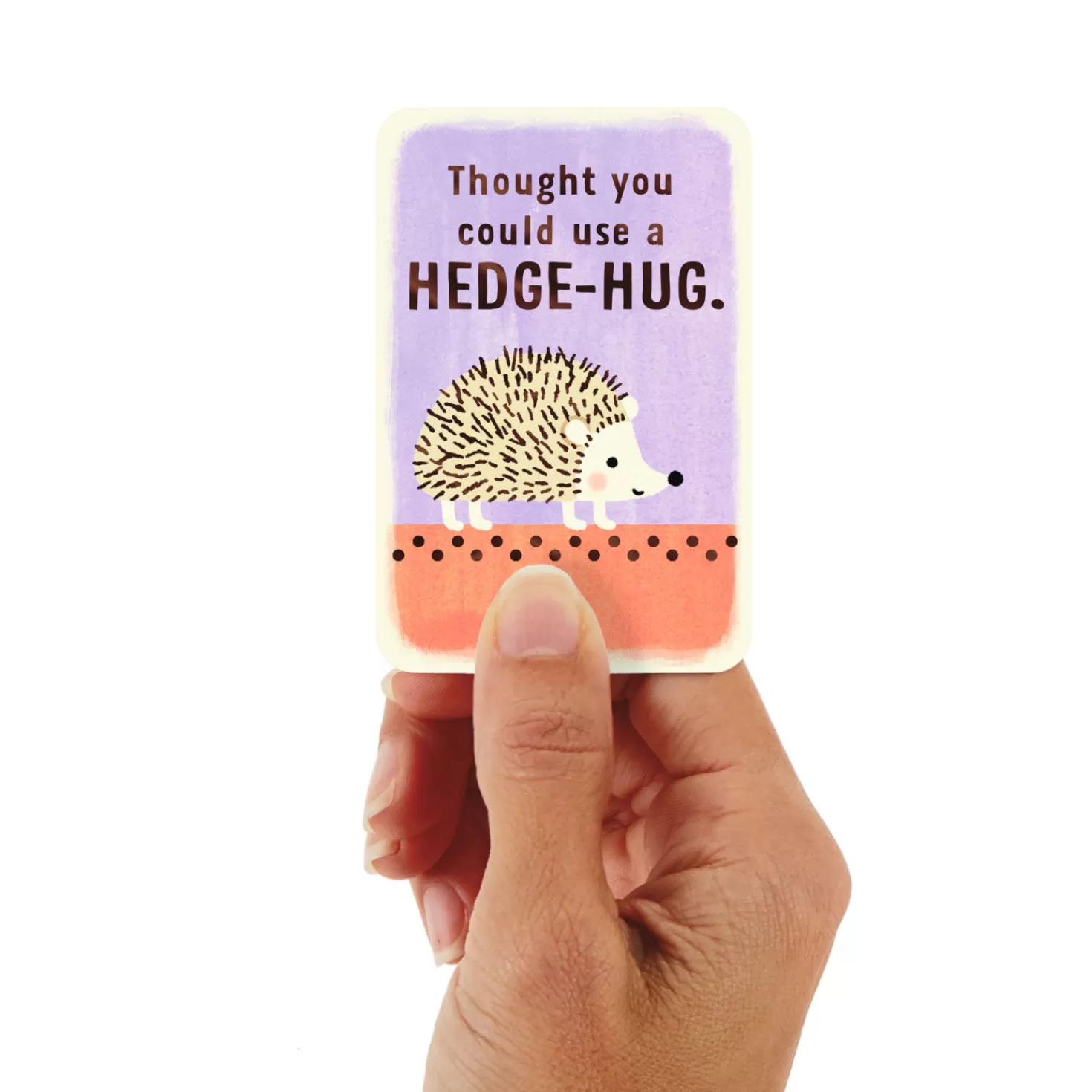 Discount 3.25" Mini Hedge-Hug Thinking Of You Card Back To School