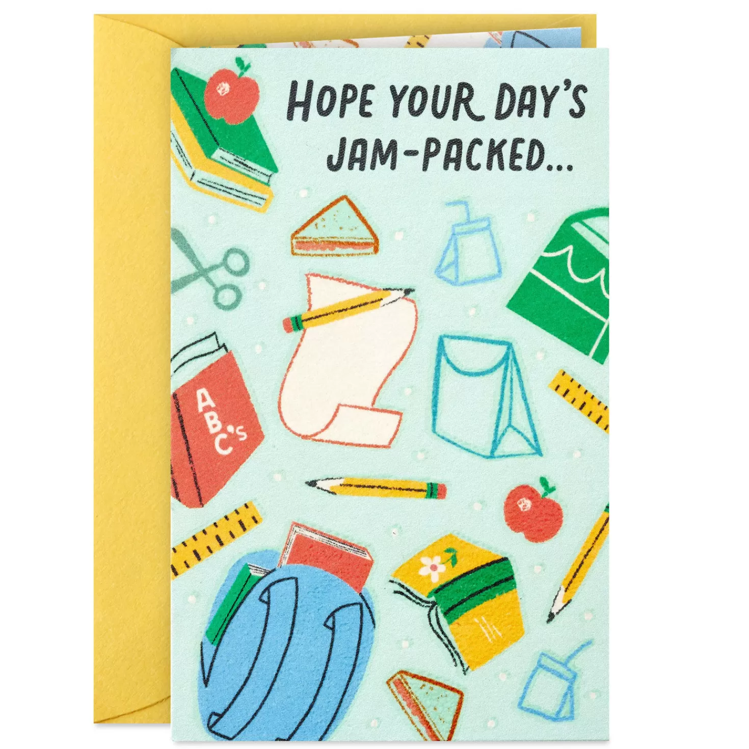Fashion 3.25" Mini Little World Changers™ Day Packed With Good Stuff Card Back To School