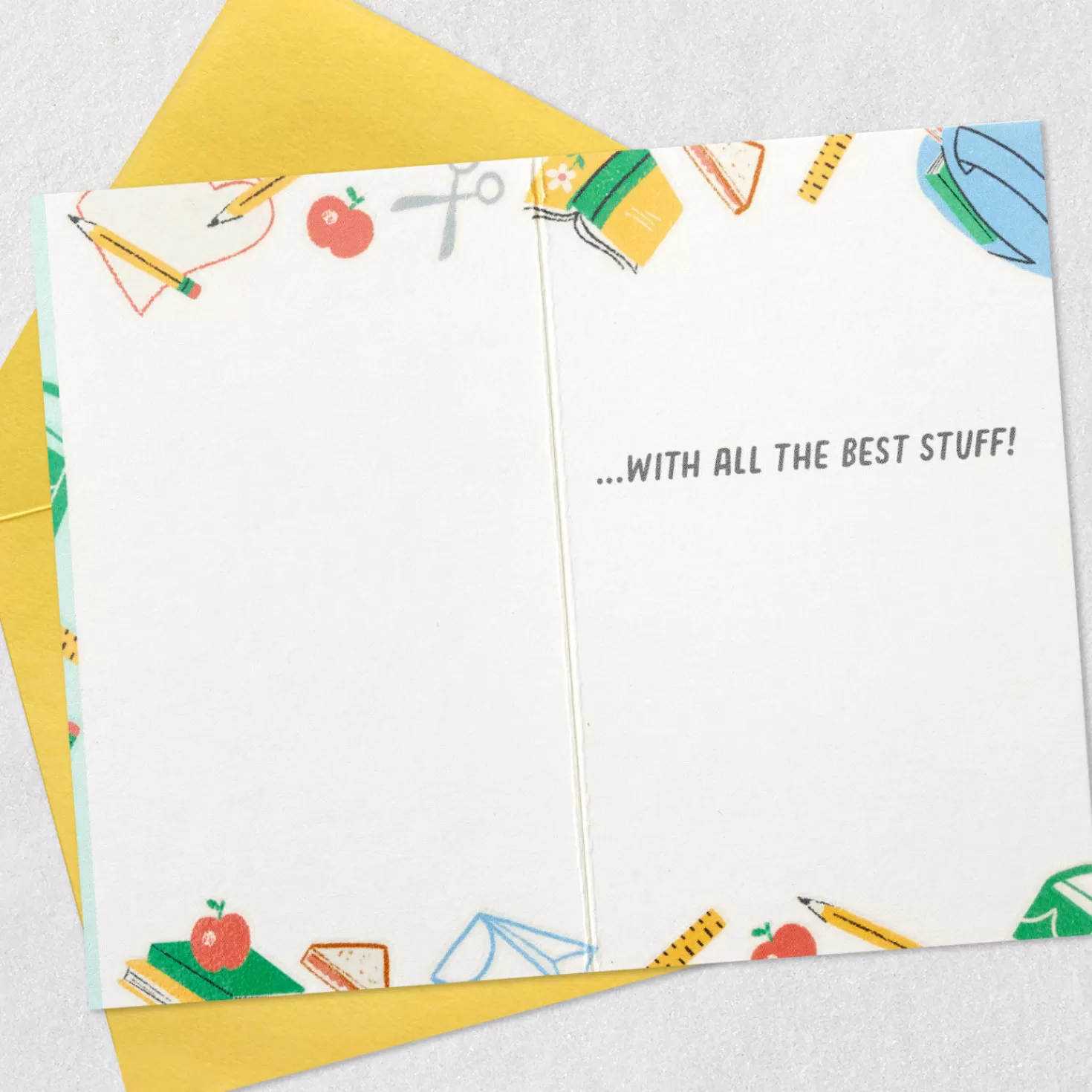 Fashion 3.25" Mini Little World Changers™ Day Packed With Good Stuff Card Back To School