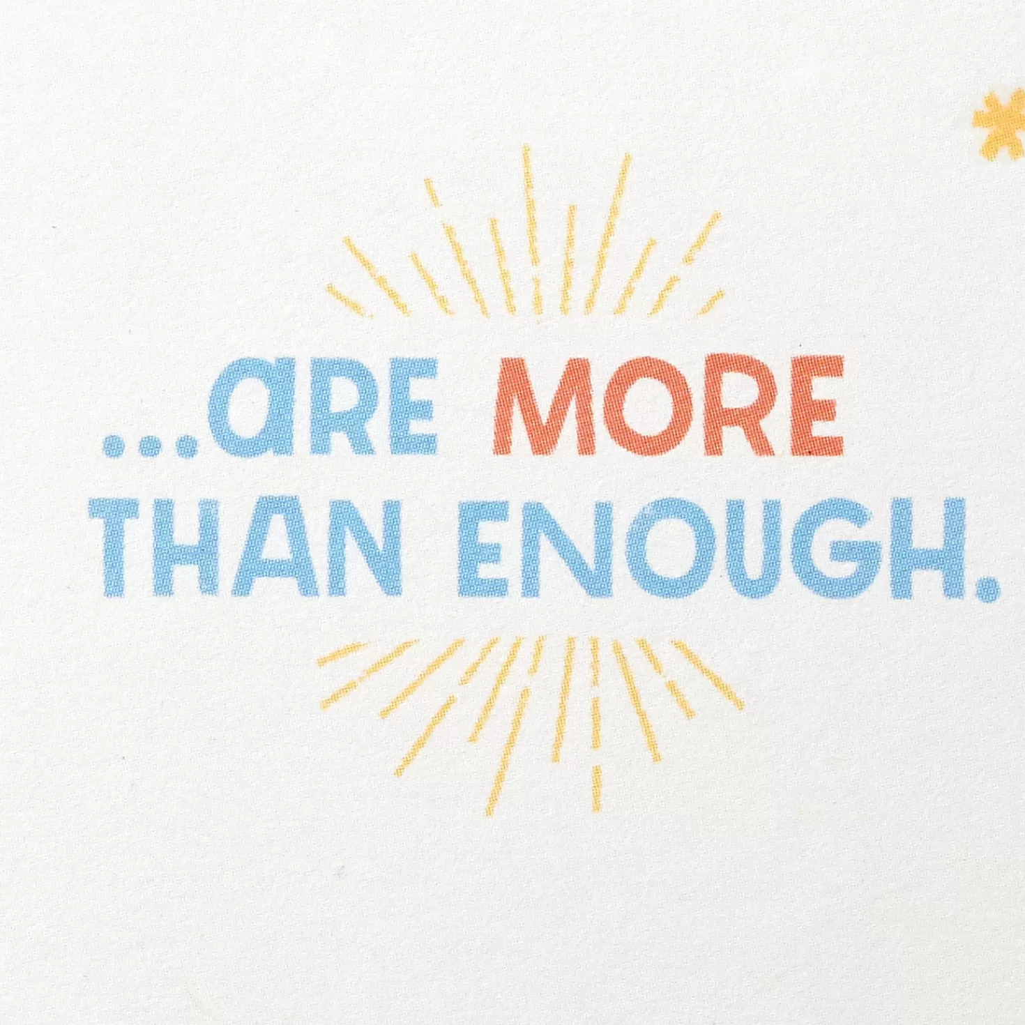 Fashion 3.25" Mini Little World Changers™ You Are More Than Enough Card Encouragement