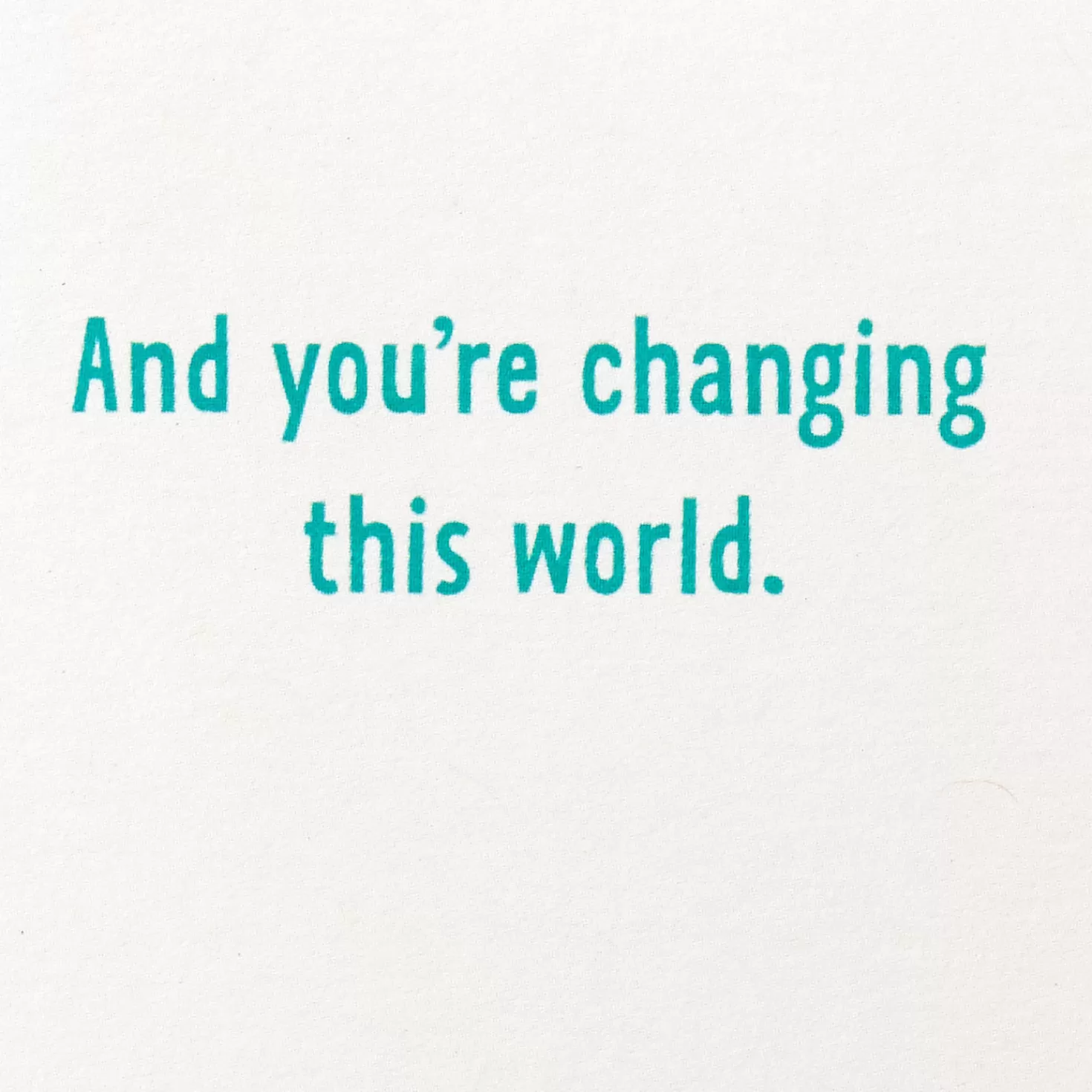 Sale 3.25" Mini Little World Changers™ You'Re Changing The World Card Encouragement