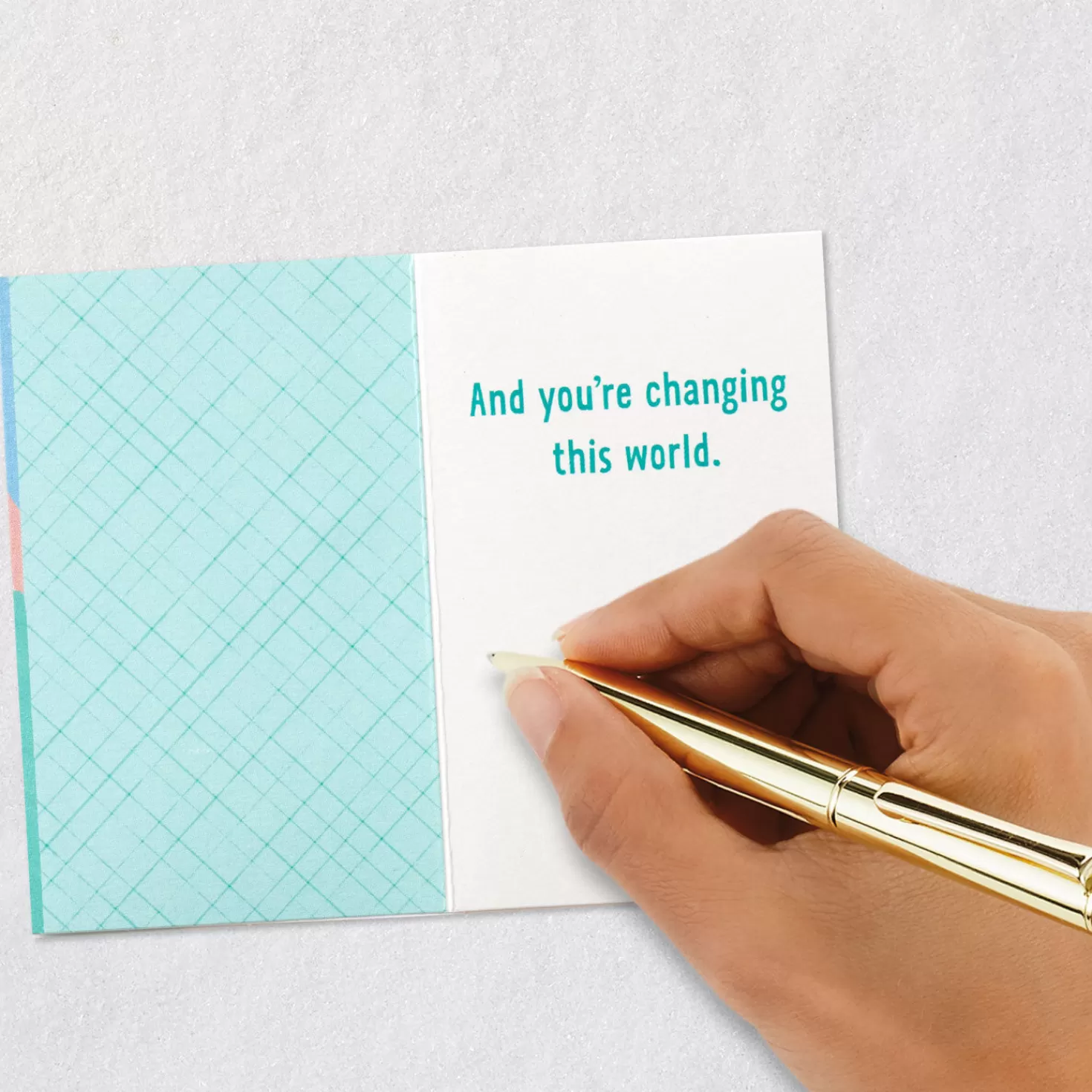 Sale 3.25" Mini Little World Changers™ You'Re Changing The World Card Encouragement