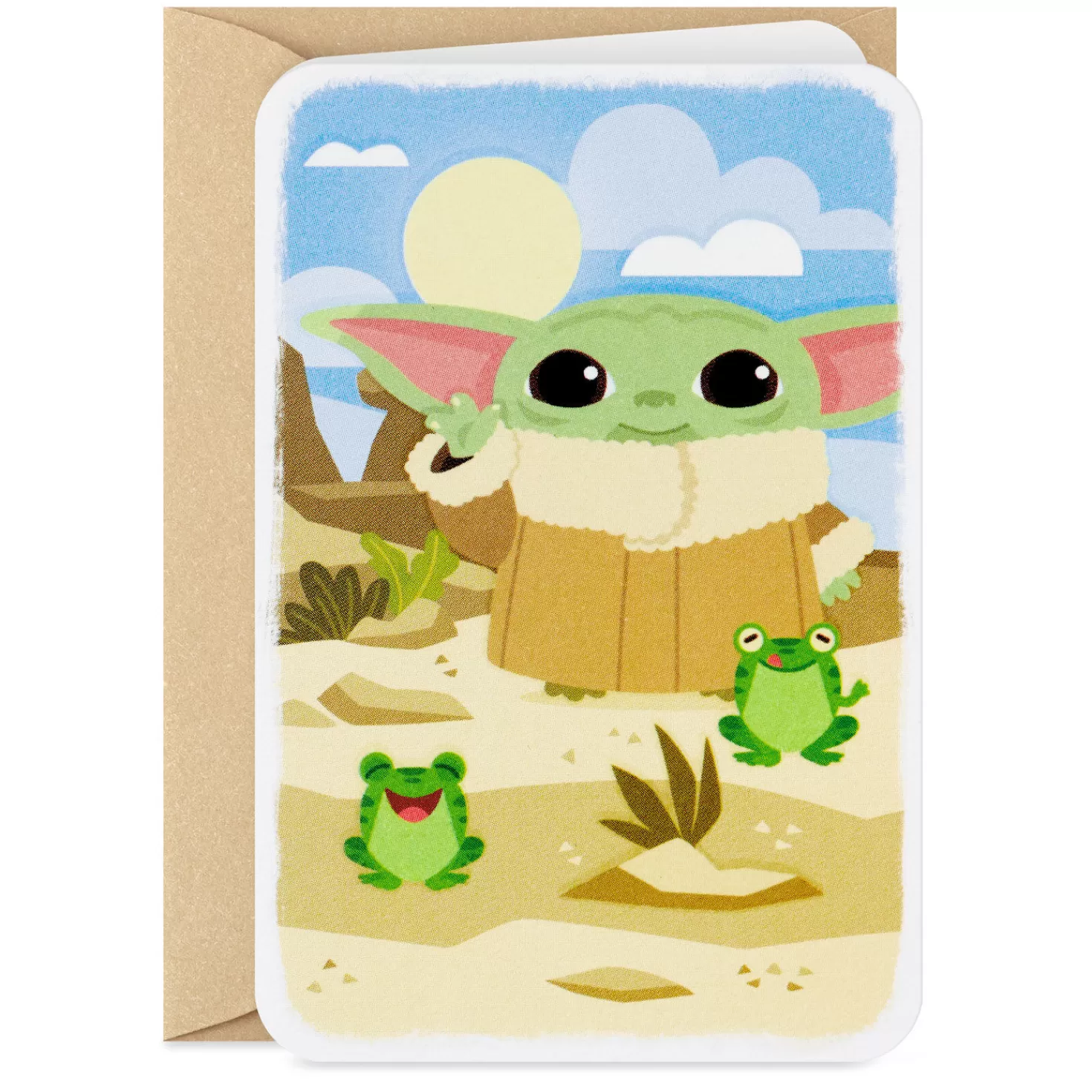 Cheap 3.25" Mini Star Wars: The Mandalorian™ Grogu™ Blank Card Encouragement