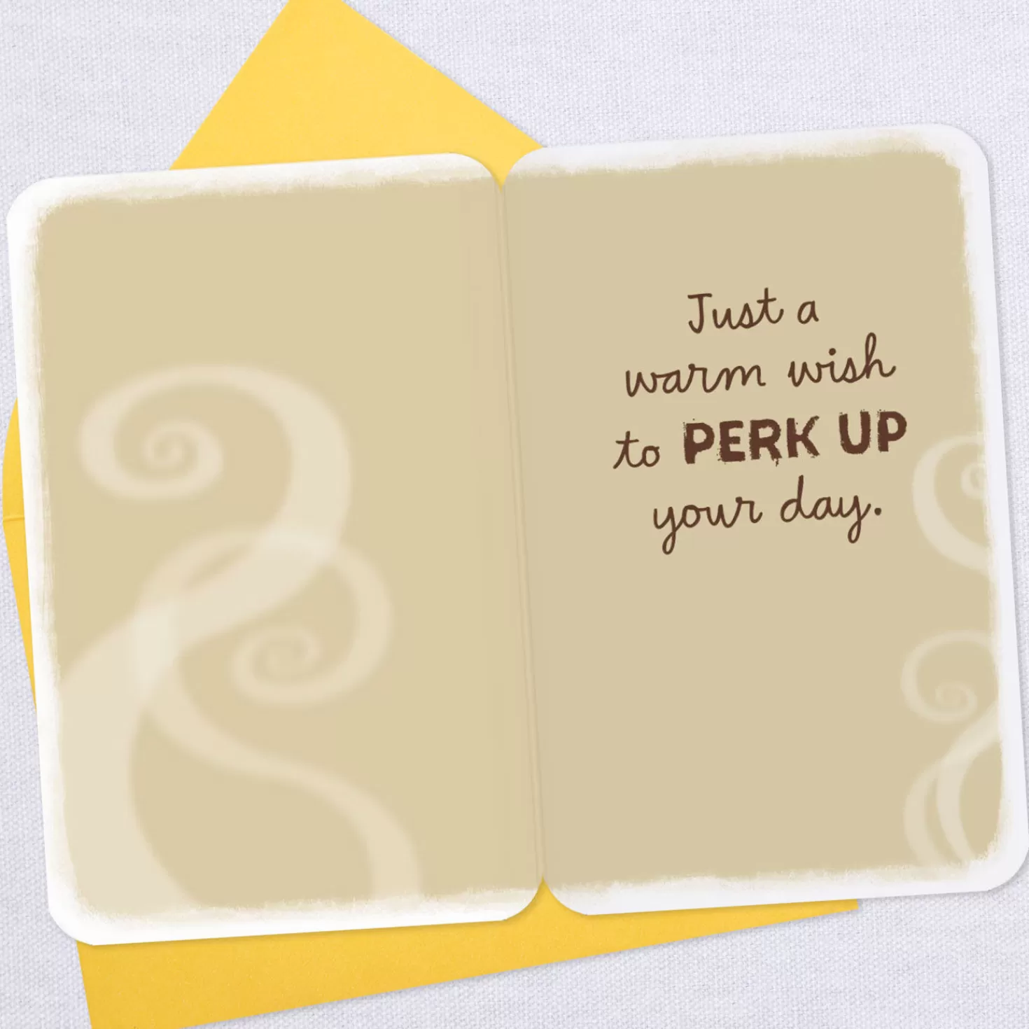 Cheap 3.25" Mini Warm Wishes To Perk Up Your Day Card Encouragement