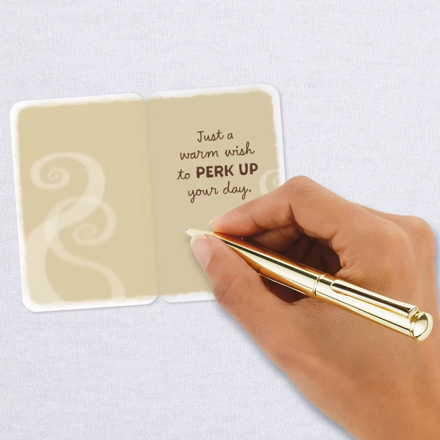 Cheap 3.25" Mini Warm Wishes To Perk Up Your Day Card Encouragement
