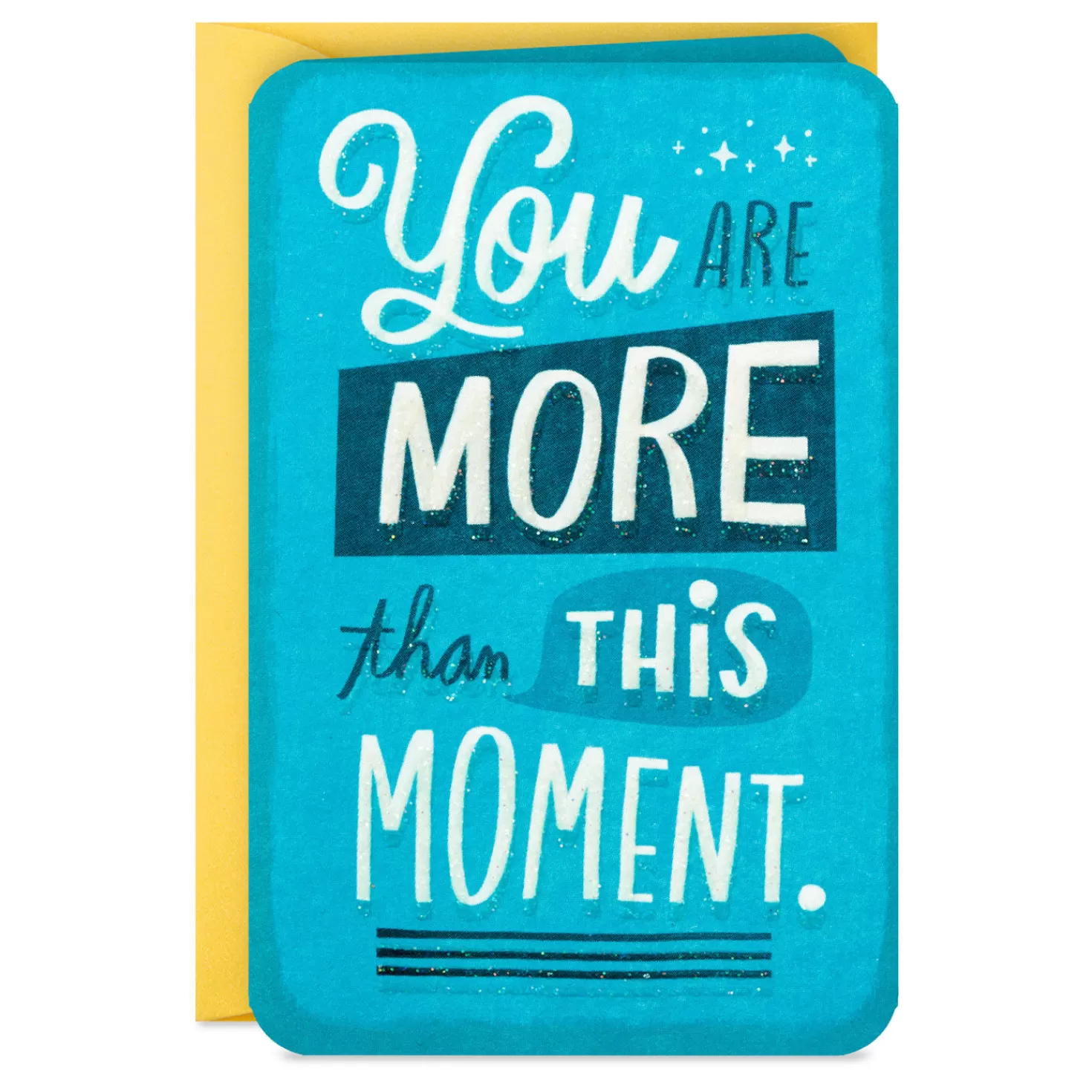 Cheap 3.25" Mini You Are More Than This Moment Blank Encouragement Card Encouragement