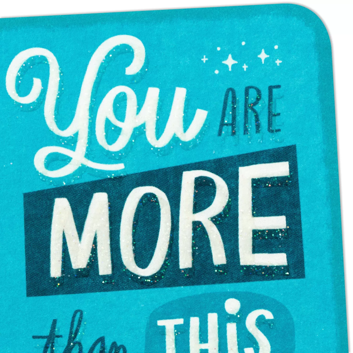 Cheap 3.25" Mini You Are More Than This Moment Blank Encouragement Card Encouragement