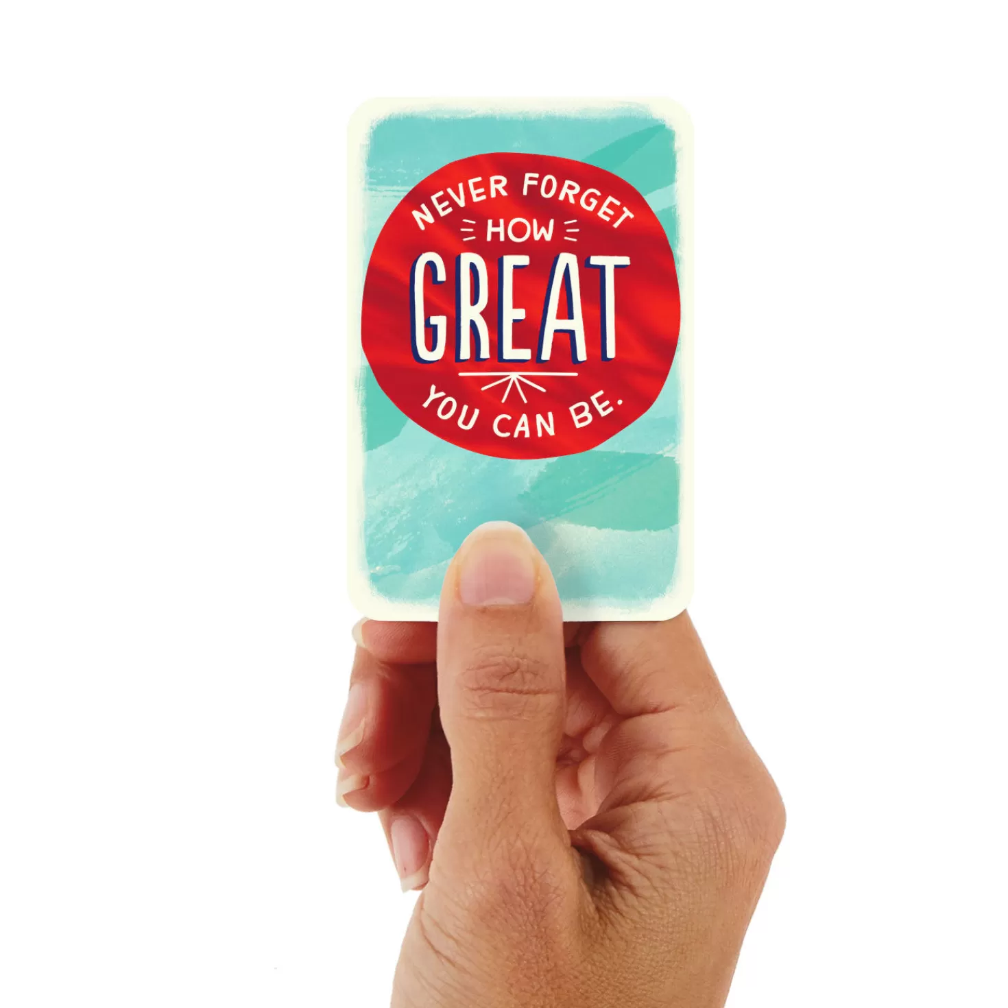 Store 3.25" Mini You'Re Great Card Encouragement