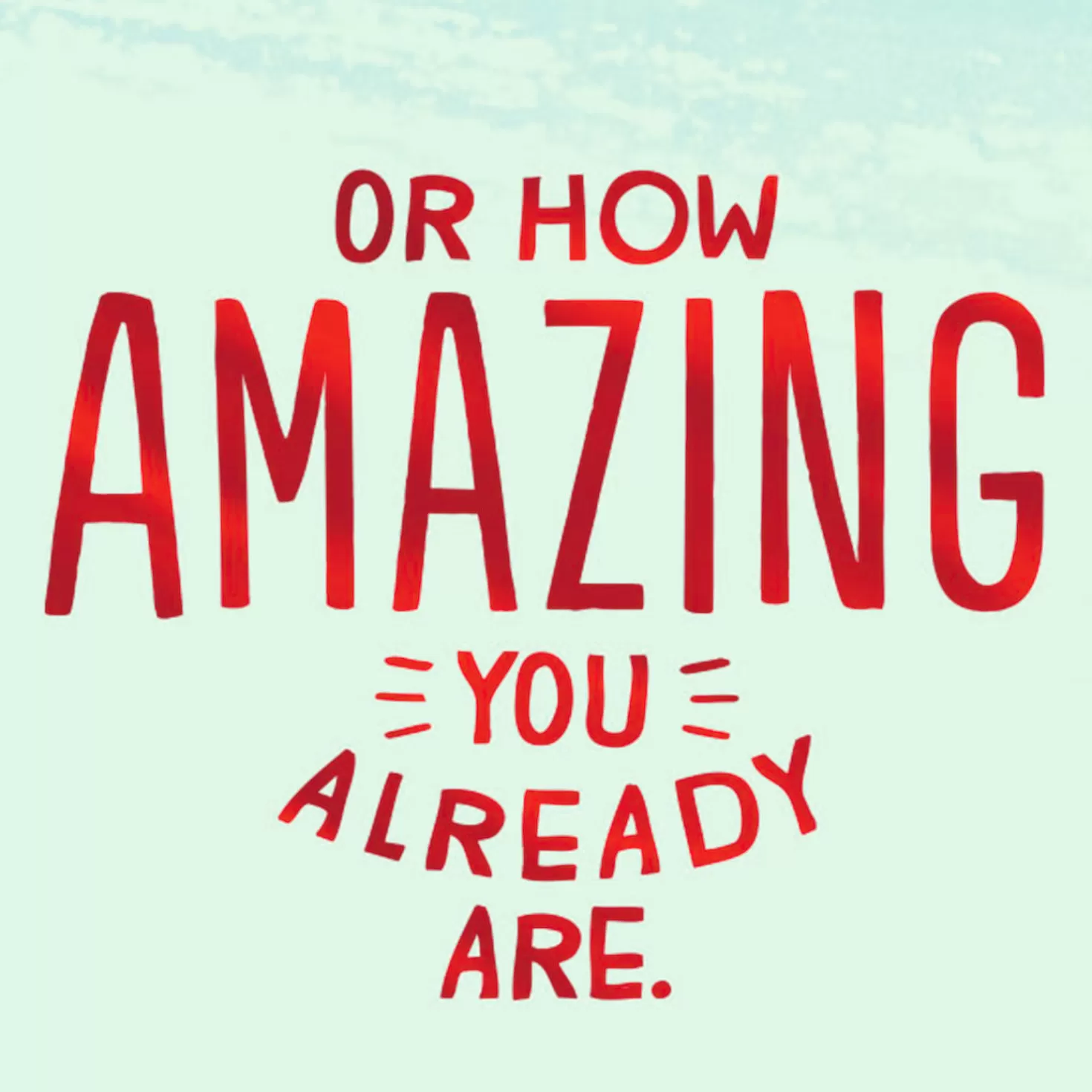 Store 3.25" Mini You'Re Great Card Encouragement