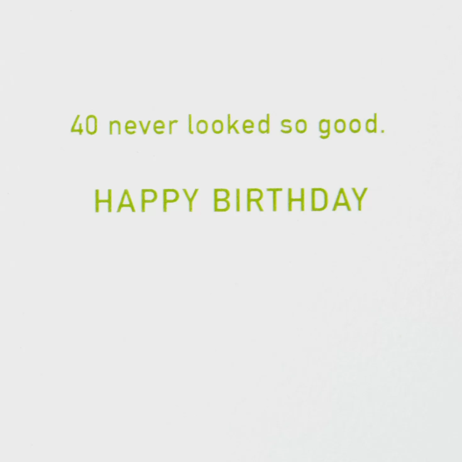 Birthday>Hallmark 40 Never Looked So Good Pinata 40Th Birthday Card