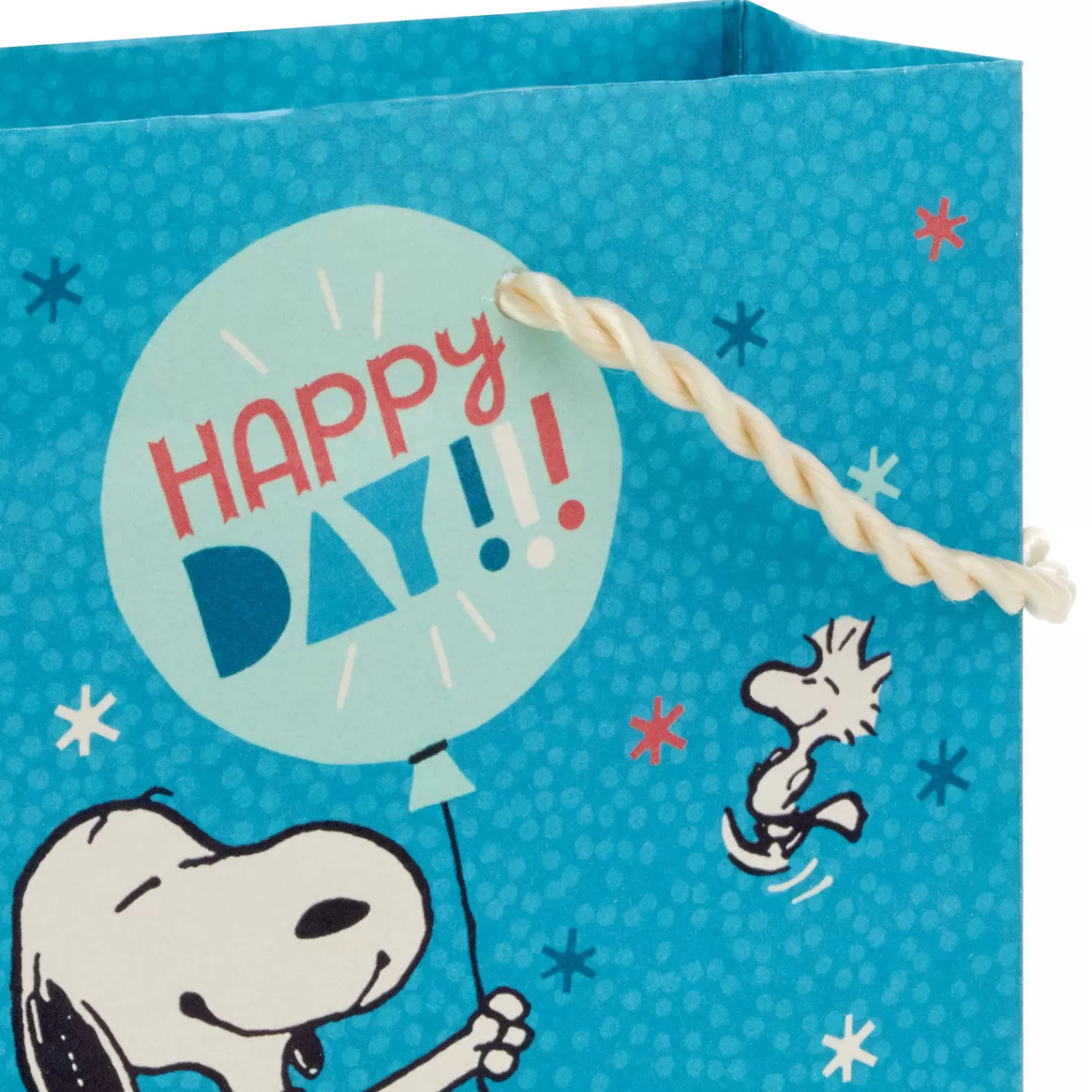 Birthday>Hallmark 4.6" Peanuts® Snoopy With Balloon Gift Card Holder Mini Bag