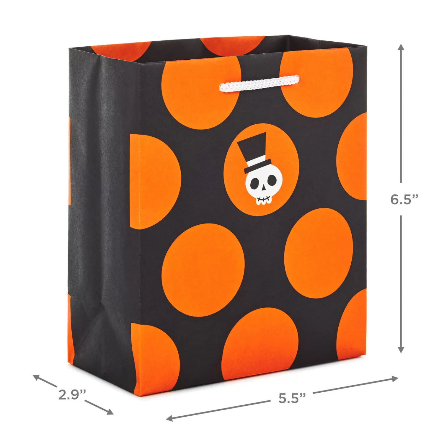 Halloween (10/31)>Hallmark 6.5" Assorted 8-Pack Stylish Halloween Small Gift Bags