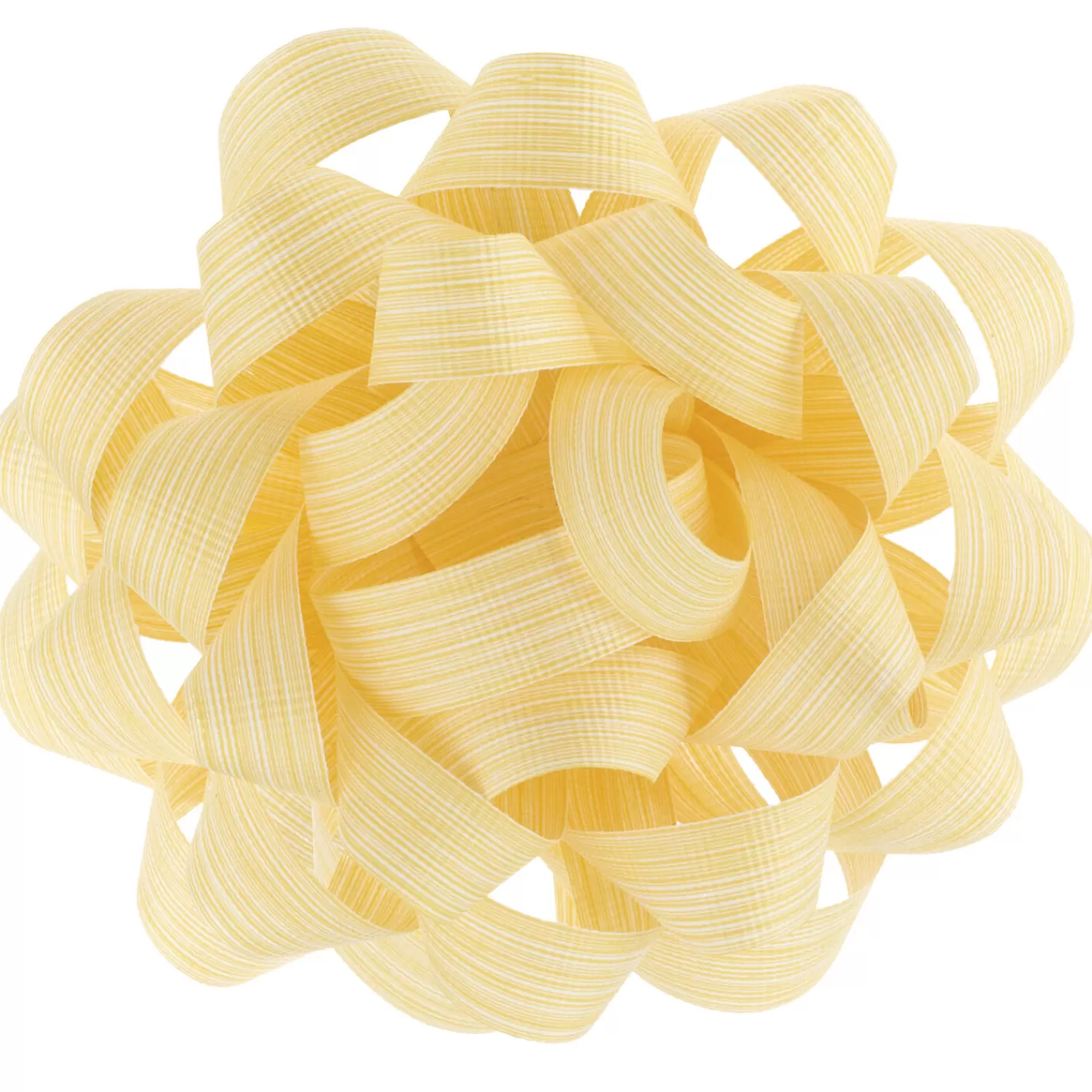 Baby>Hallmark 6" Large Yellow And White Gift Bow