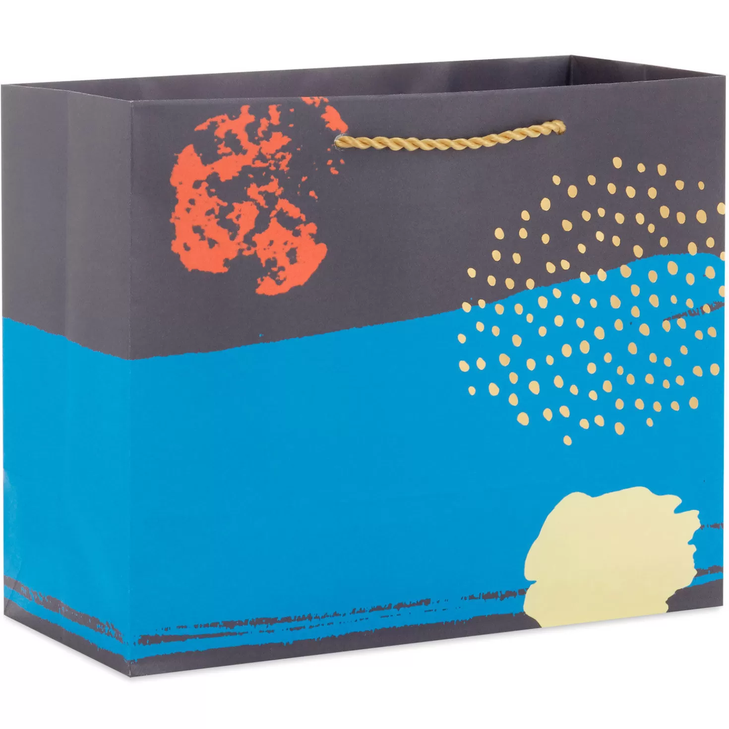 Birthday>Hallmark 7.7" Abstract Medium Horizontal Gift Bag