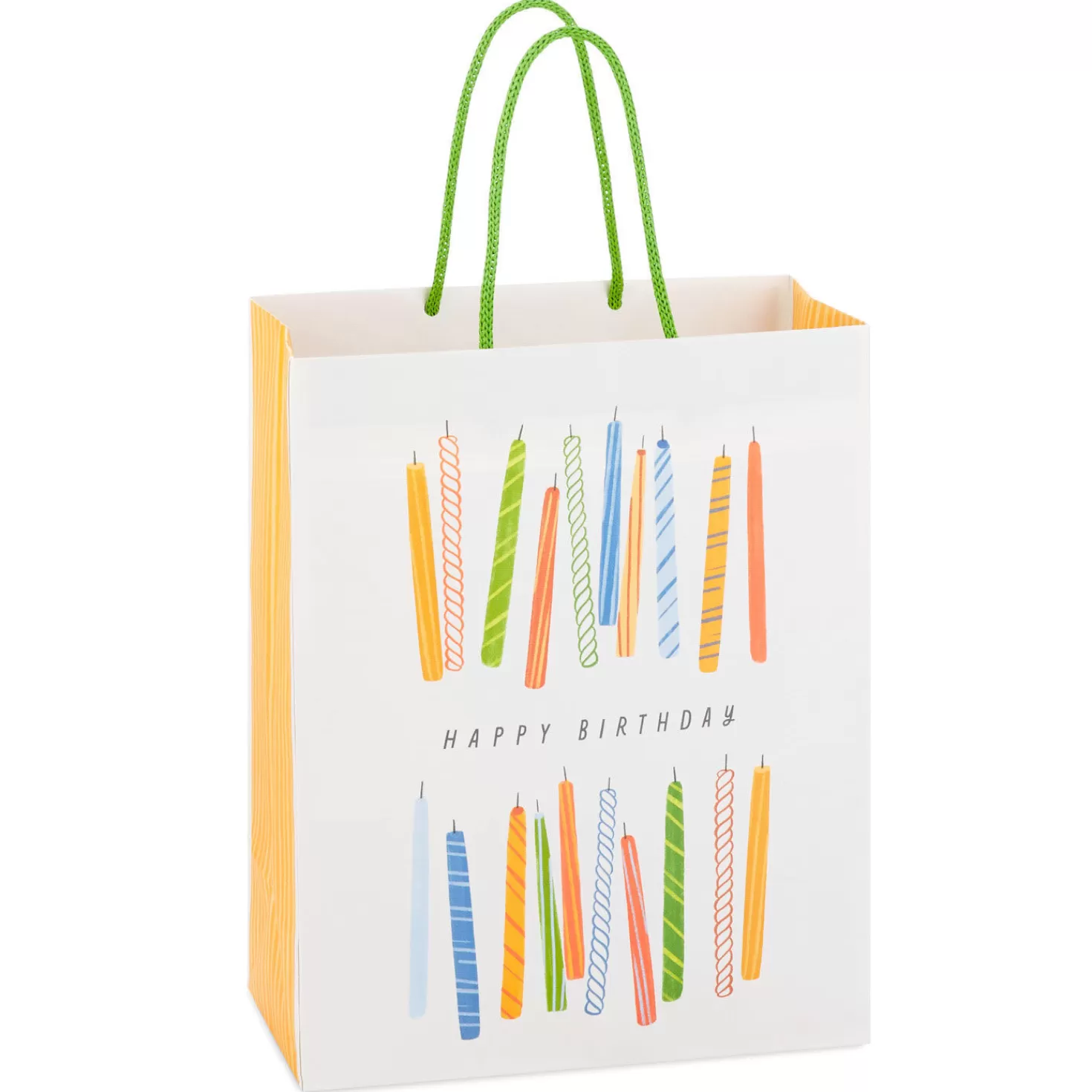 Birthday>Hallmark 9.6" Birthday Candles Medium Gift Bag