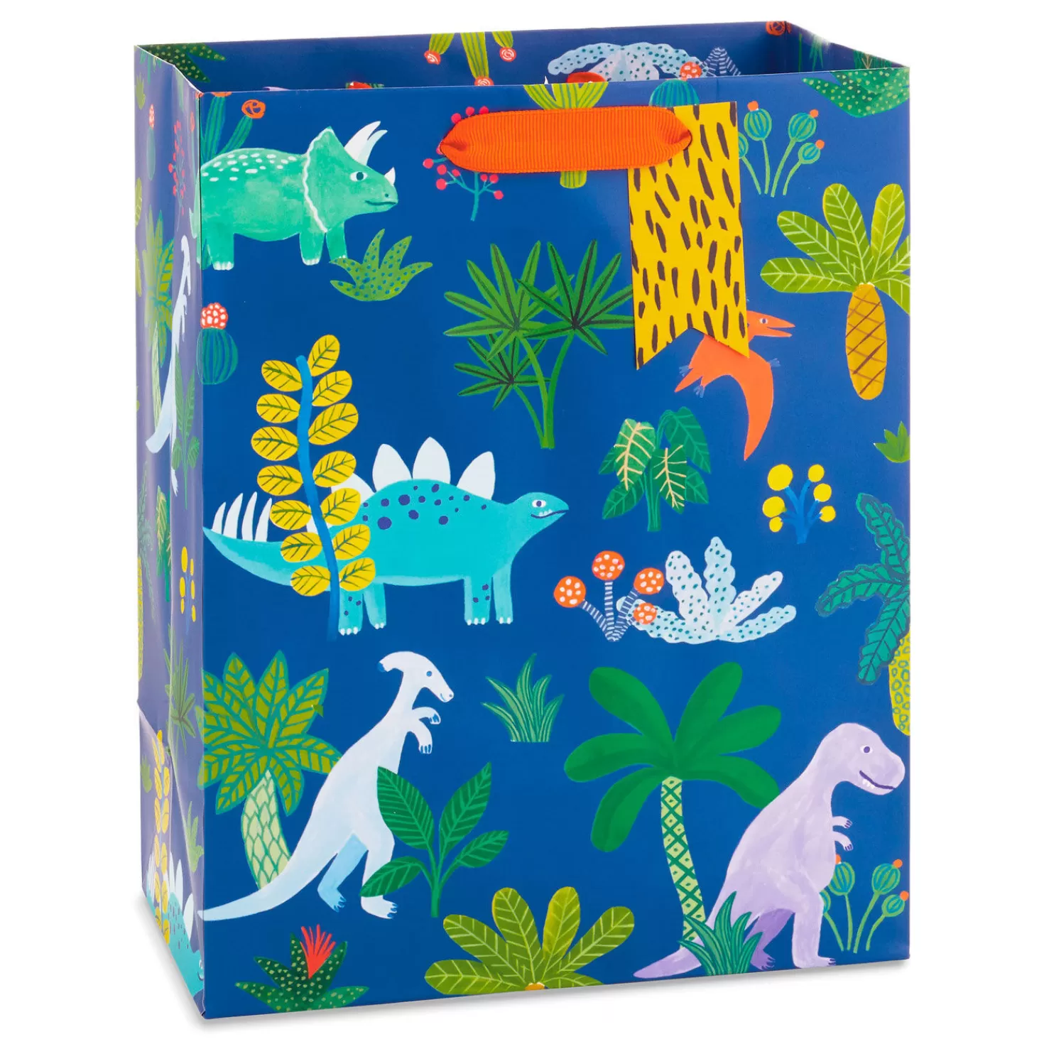 Birthday>Hallmark 9.6" Colorful Dinosaurs Medium Gift Bag