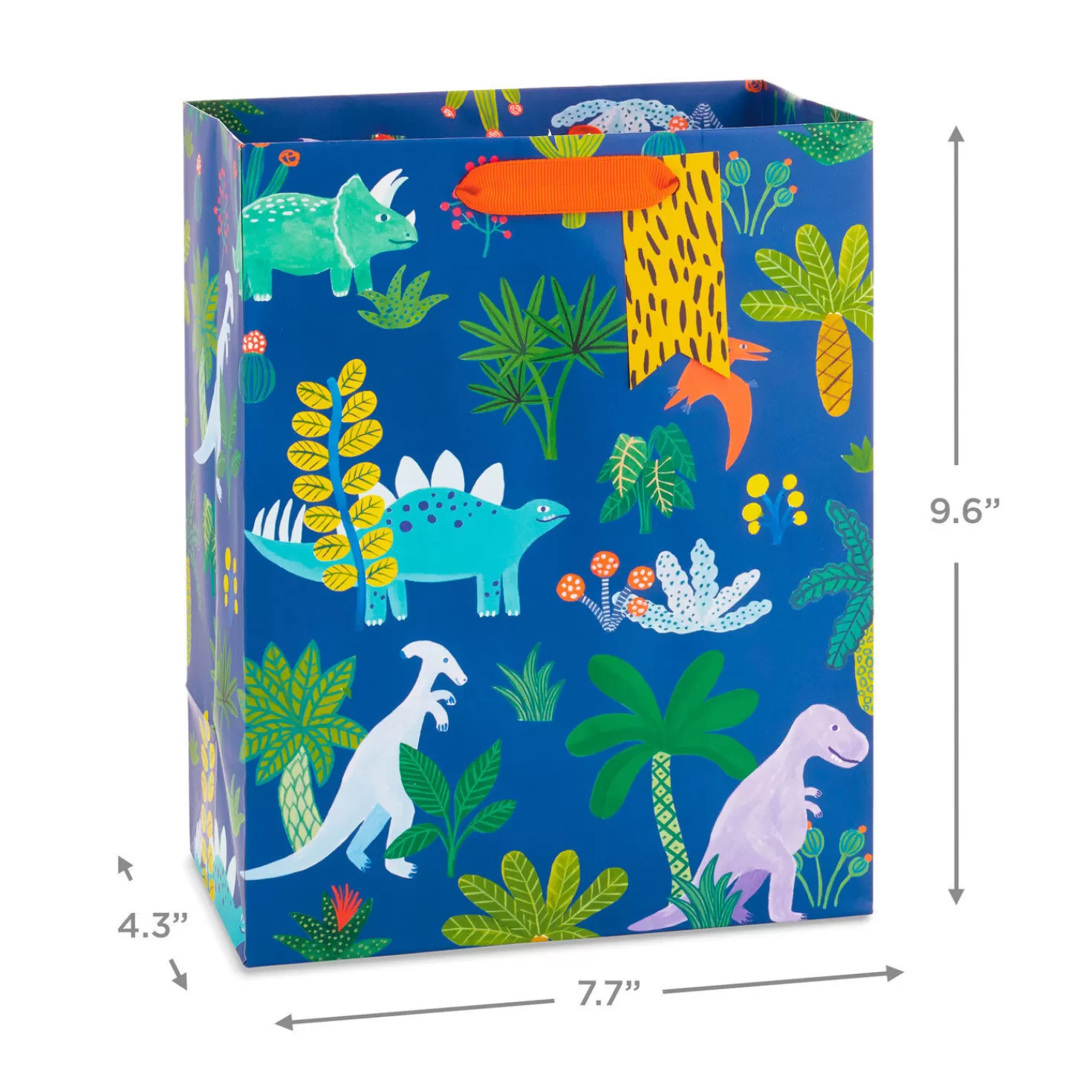 Birthday>Hallmark 9.6" Colorful Dinosaurs Medium Gift Bag