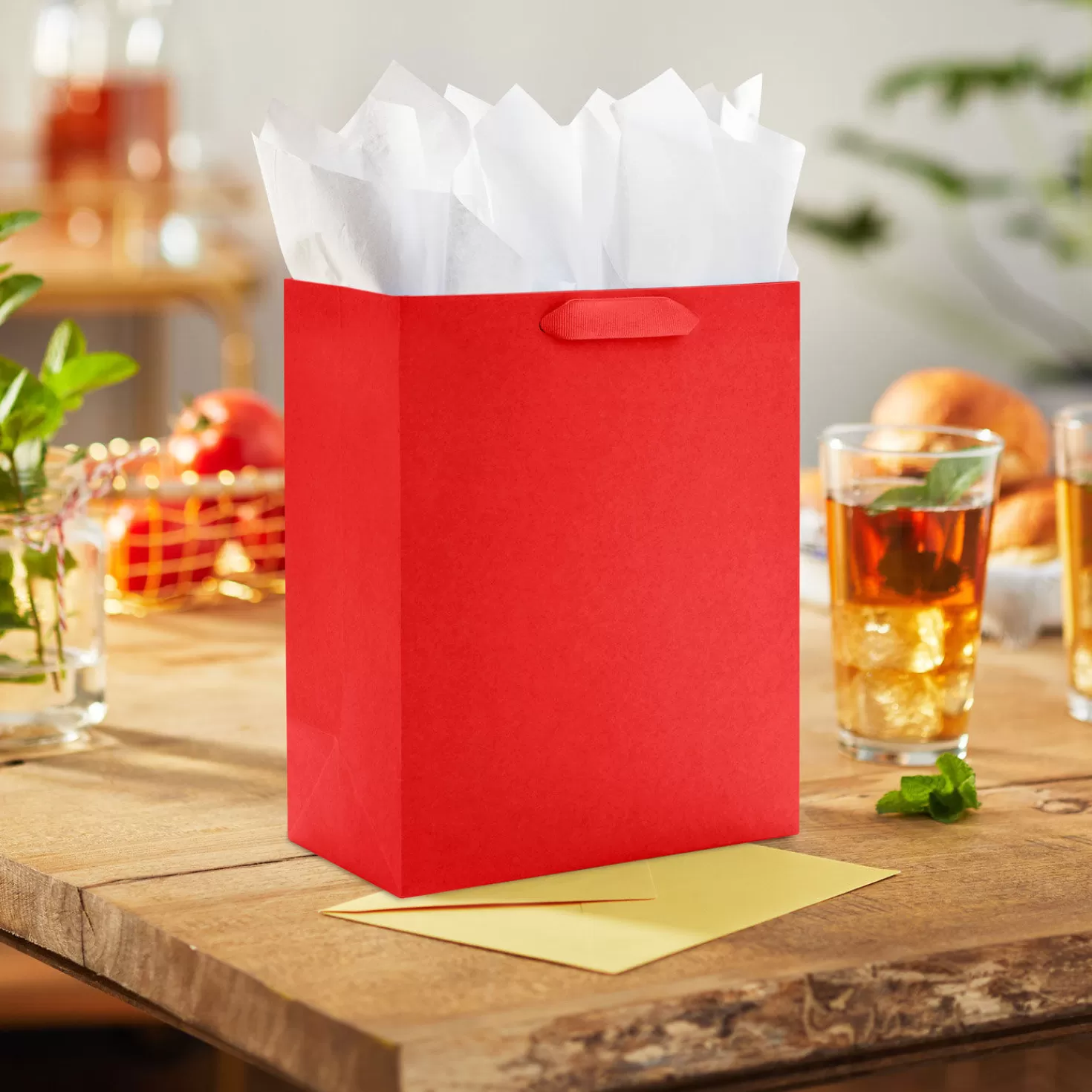 Shop 9.6" Red Medium Gift Bag Graduation