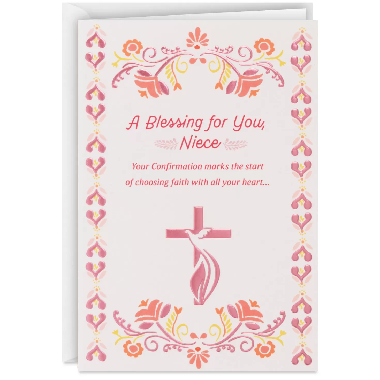 Online A Blessing For You Religious Confirmation Card For Niece Confirmation