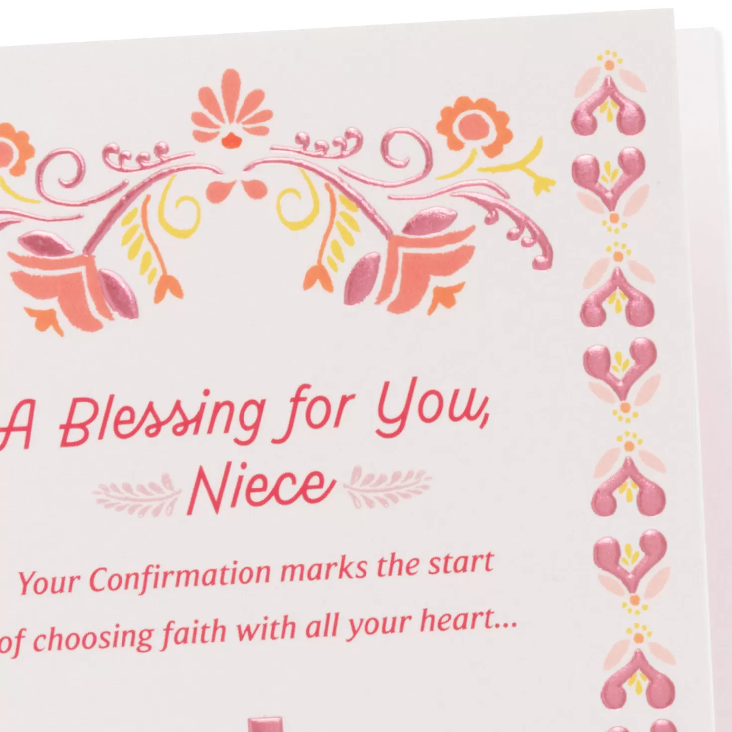 Online A Blessing For You Religious Confirmation Card For Niece Confirmation