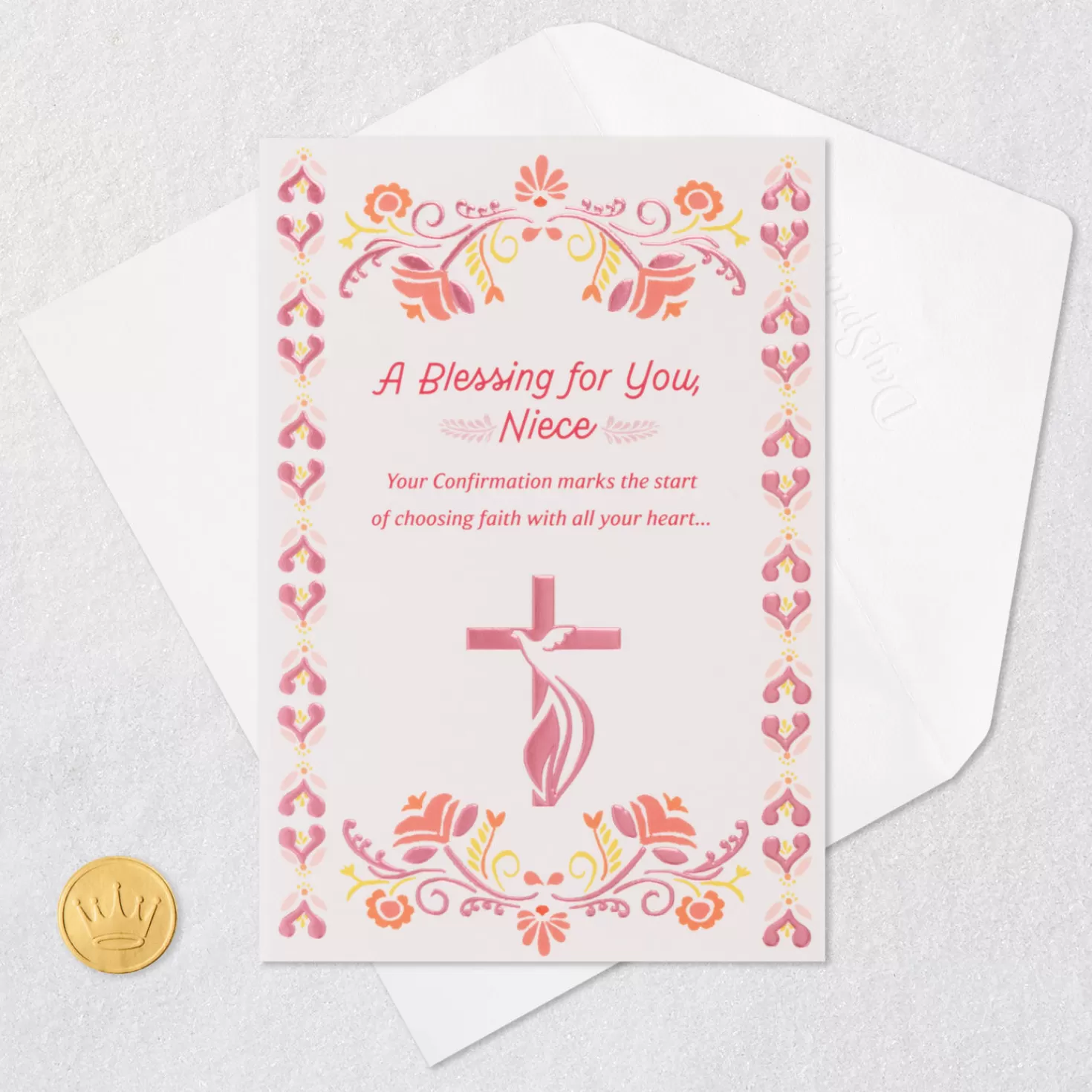Online A Blessing For You Religious Confirmation Card For Niece Confirmation