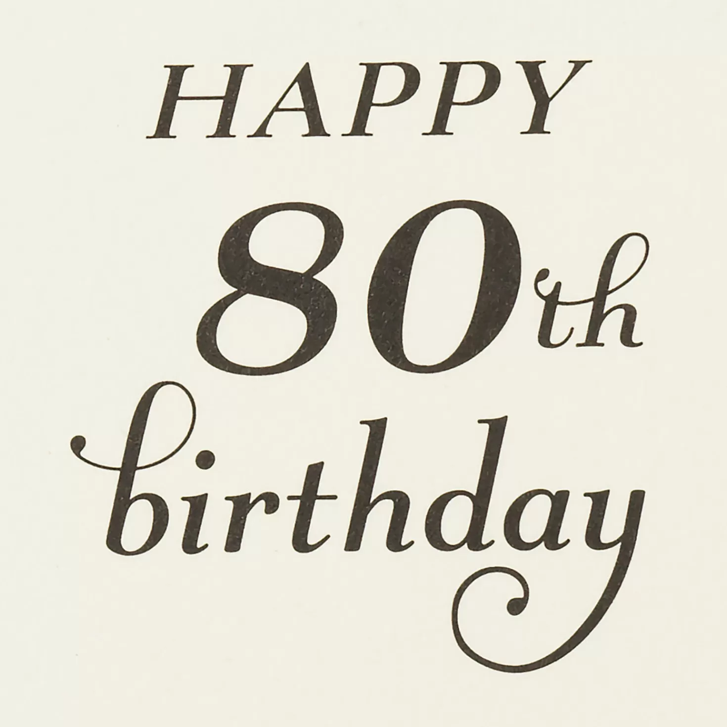 Birthday>Hallmark A Chance To Honor You Today 80Th Birthday Card