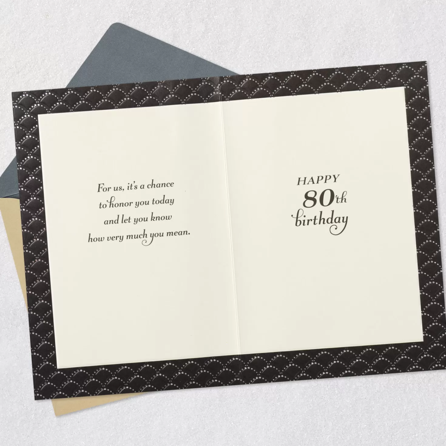 Birthday>Hallmark A Chance To Honor You Today 80Th Birthday Card