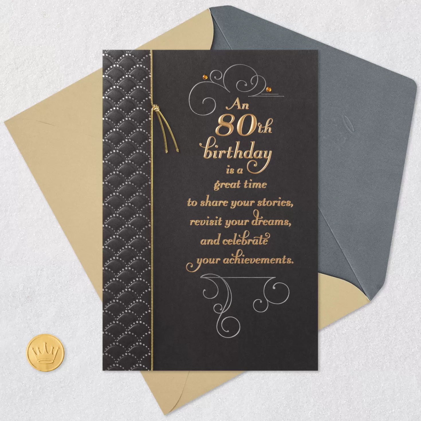 Birthday>Hallmark A Chance To Honor You Today 80Th Birthday Card