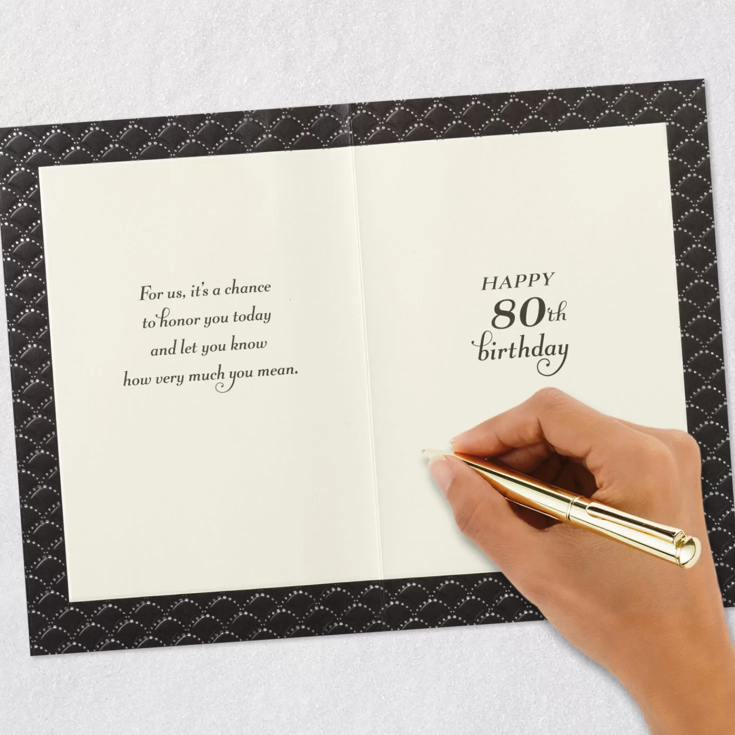 Birthday>Hallmark A Chance To Honor You Today 80Th Birthday Card