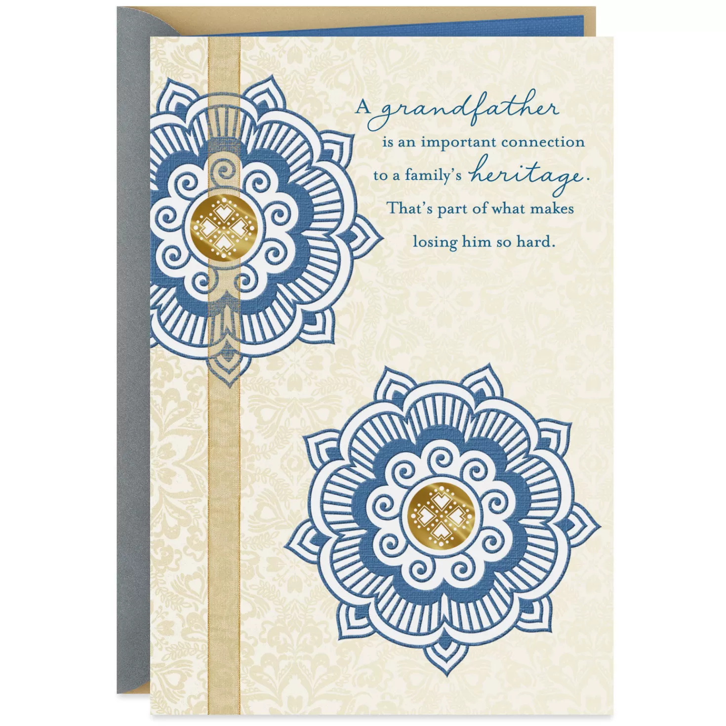 Cheap A Cherished Heritage Sympathy Card For Loss Of Grandfather Sympathy