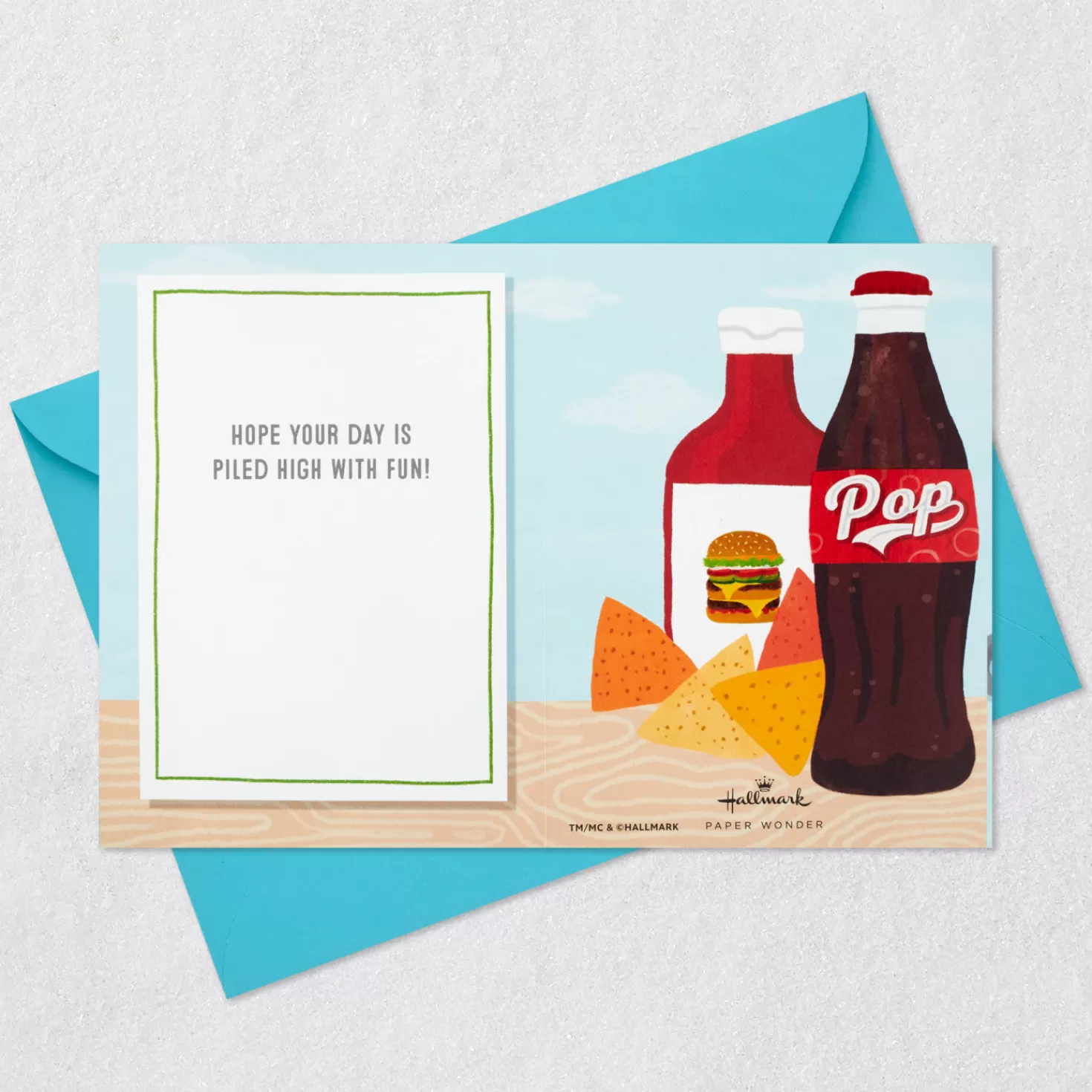 Shop A Day Piled With Fun Outdoor Bbq 3D Pop-Up Card Encouragement