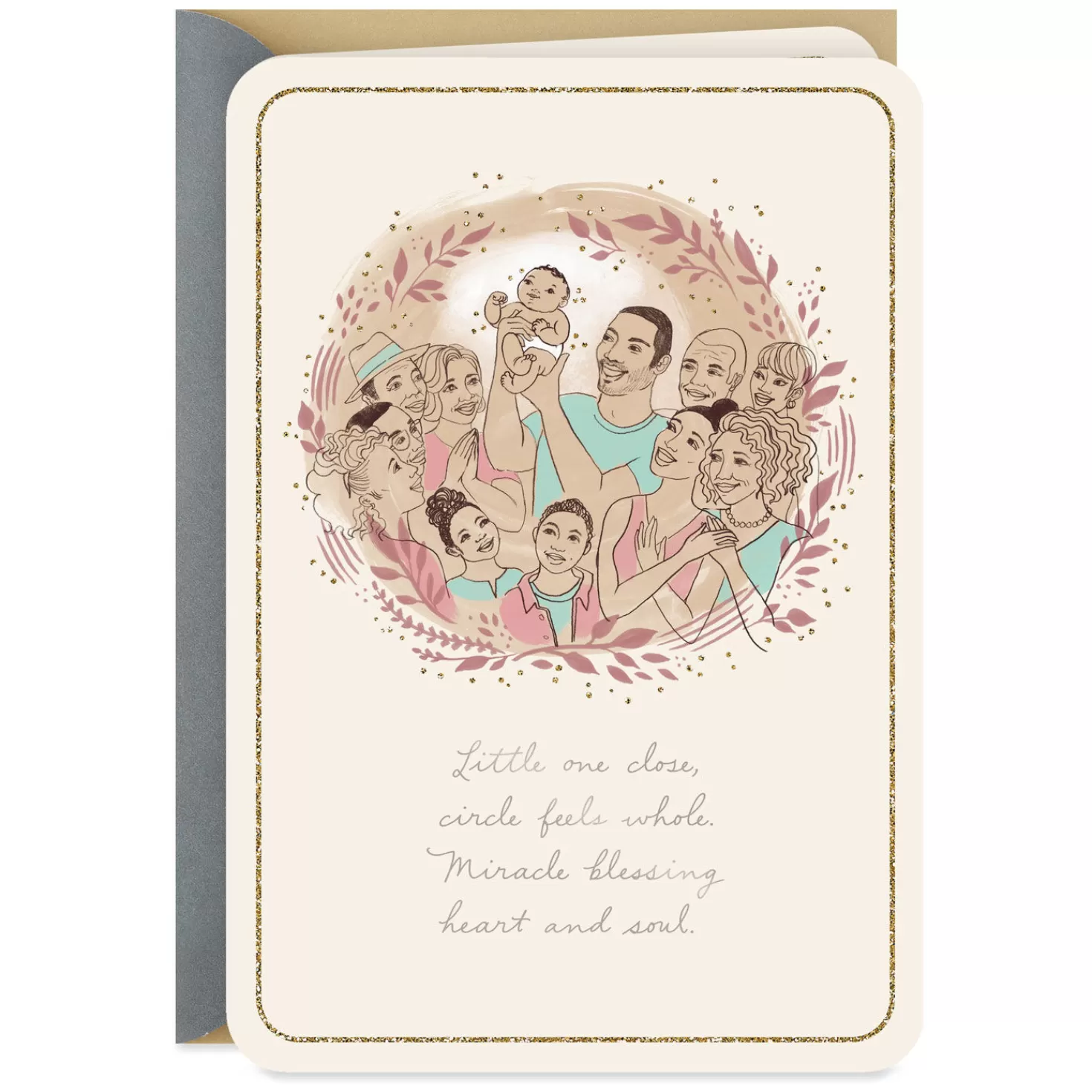 Outlet A Gift To Us All New Baby Card Baby