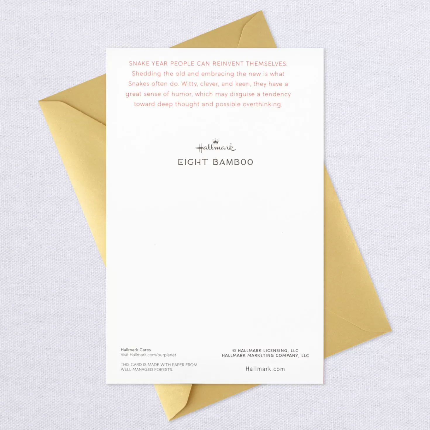 Birthday>Hallmark A Good Time To Celebrate Year Of The Snake Birthday Card