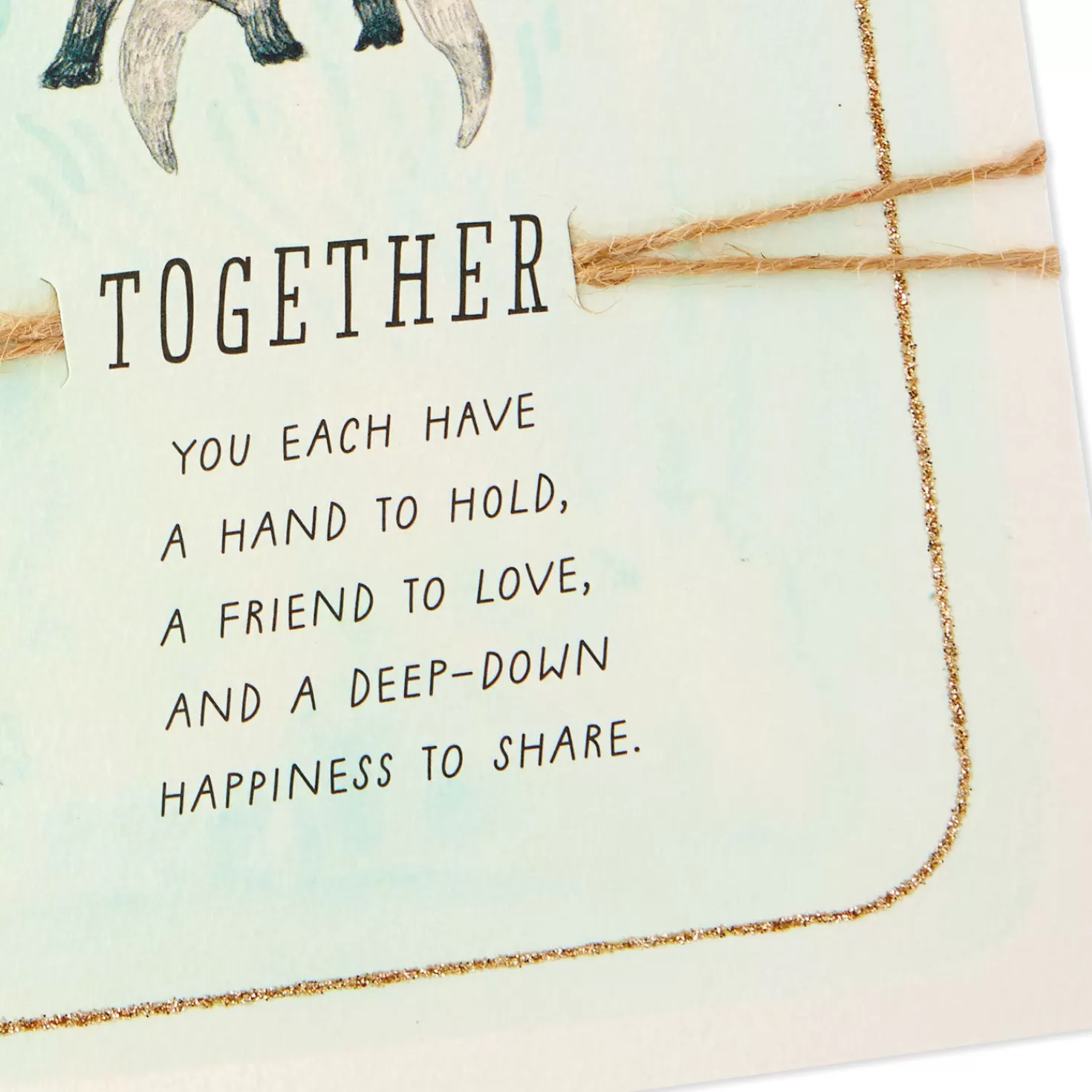 Anniversary>Hallmark A Hand To Hold, A Friend To Love Anniversary Card
