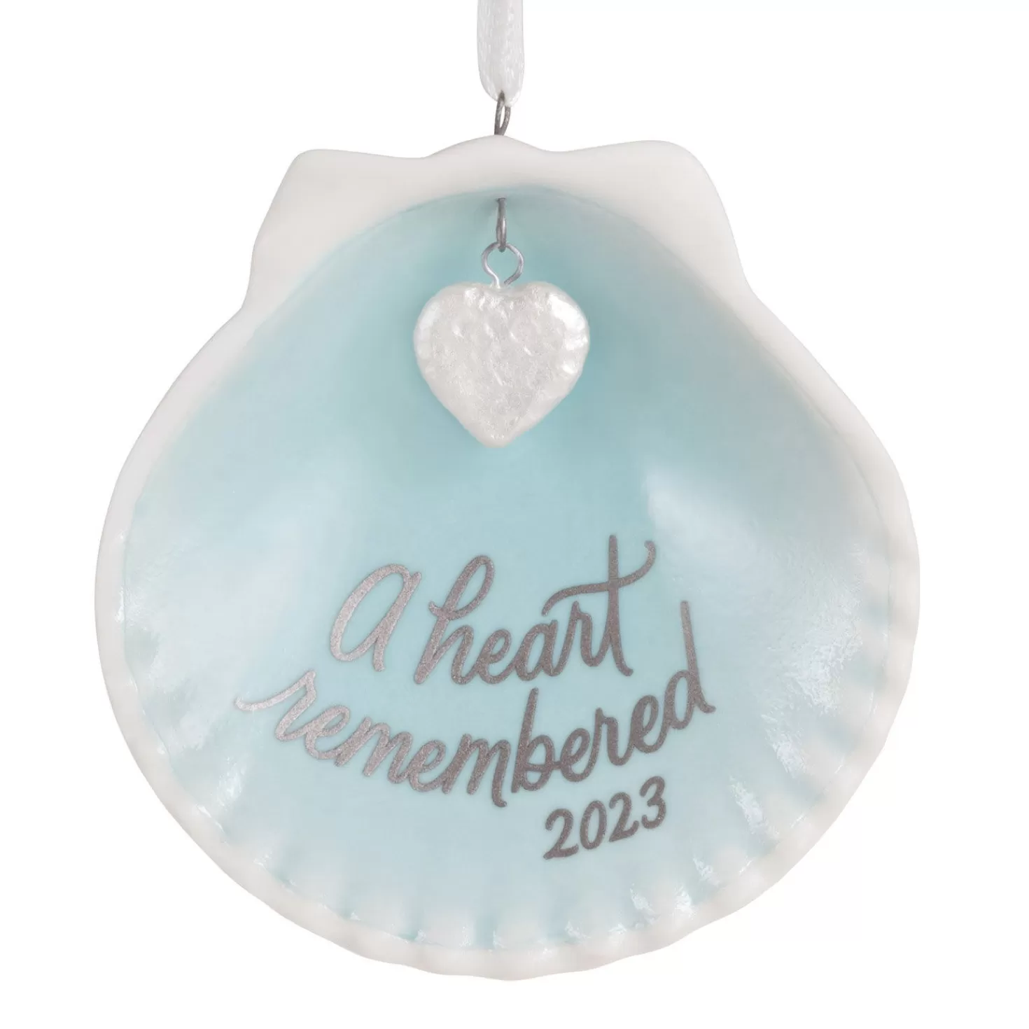 Best A Heart Remembered 2023 Porcelain Ornament Sympathy
